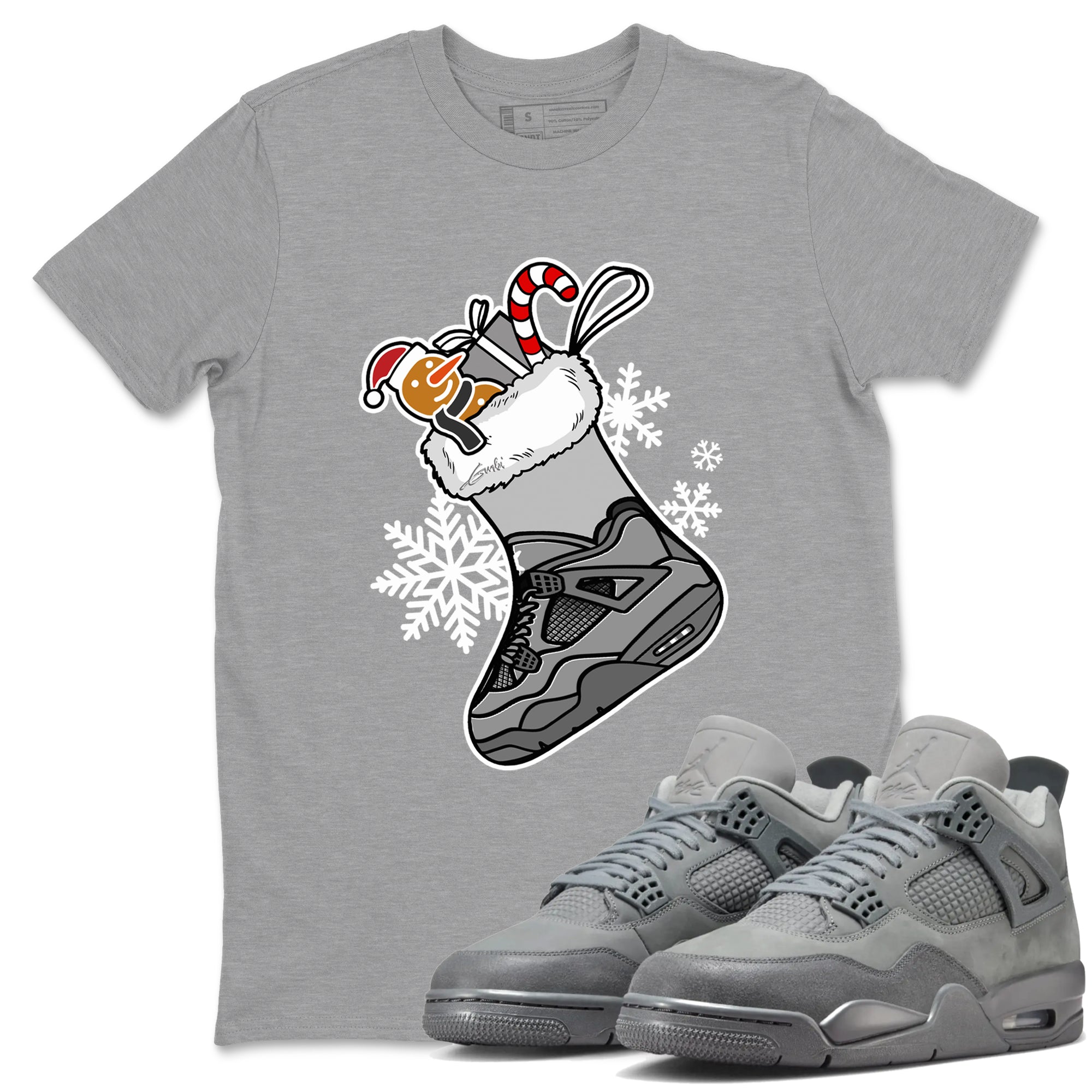 snkmatch Stocking snkmatch Tees - Air Jordan 4 Wet Cement