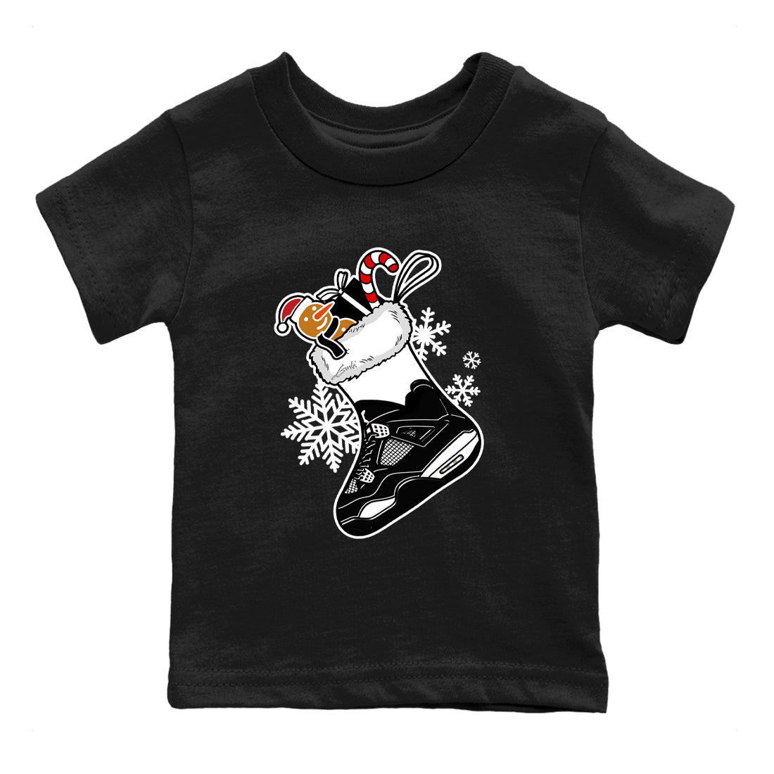snkmatch Stocking snkmatch Tees Kids - Air Jordan 4 White Thunder