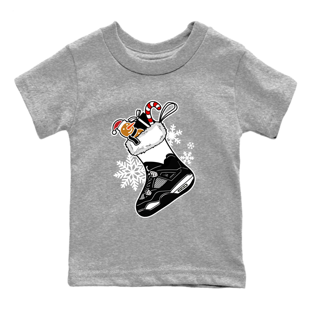 snkmatch Stocking snkmatch Tees Kids - Air Jordan 4 White Thunder