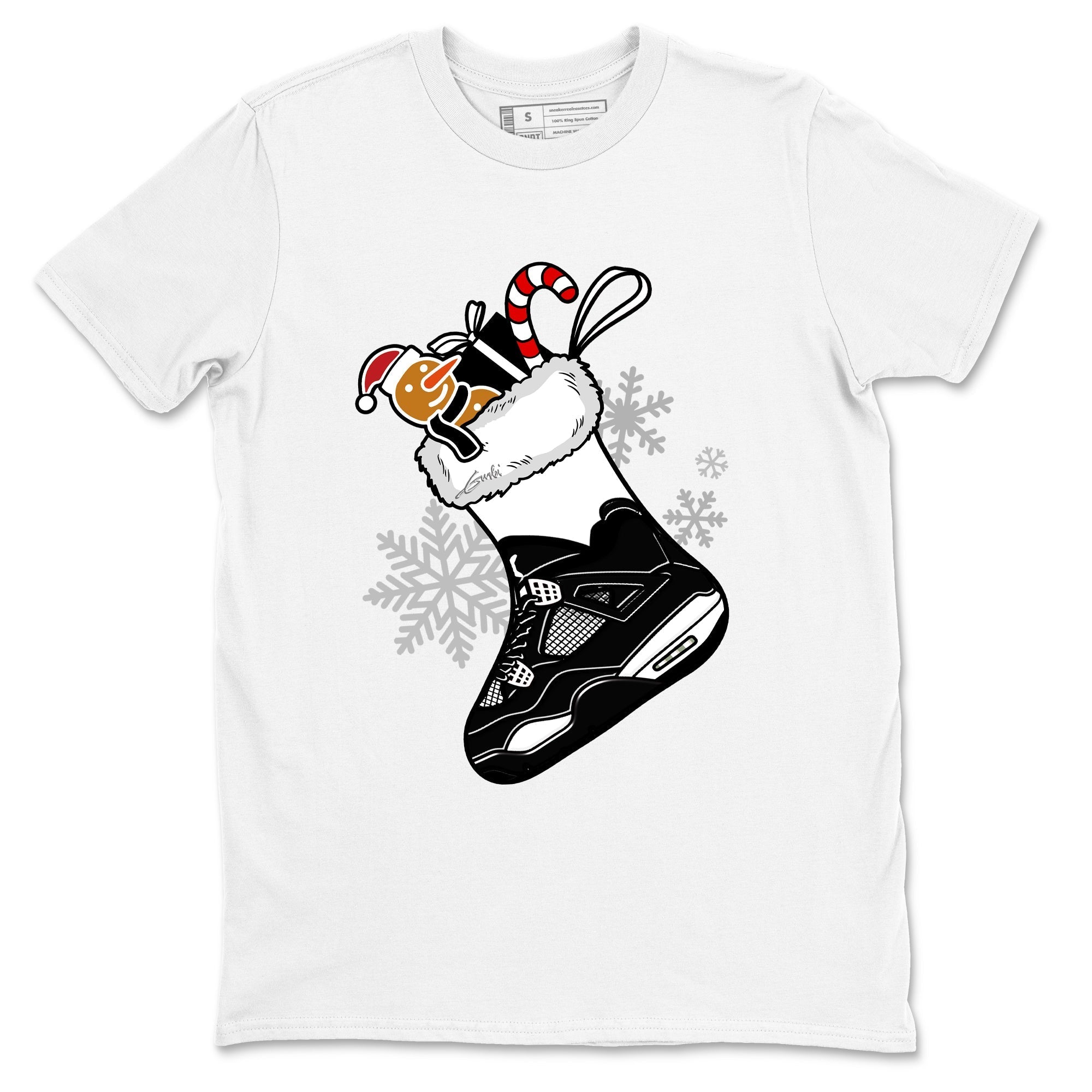 snkmatch Stocking snkmatch Tees - Air Jordan 4 White Thunder