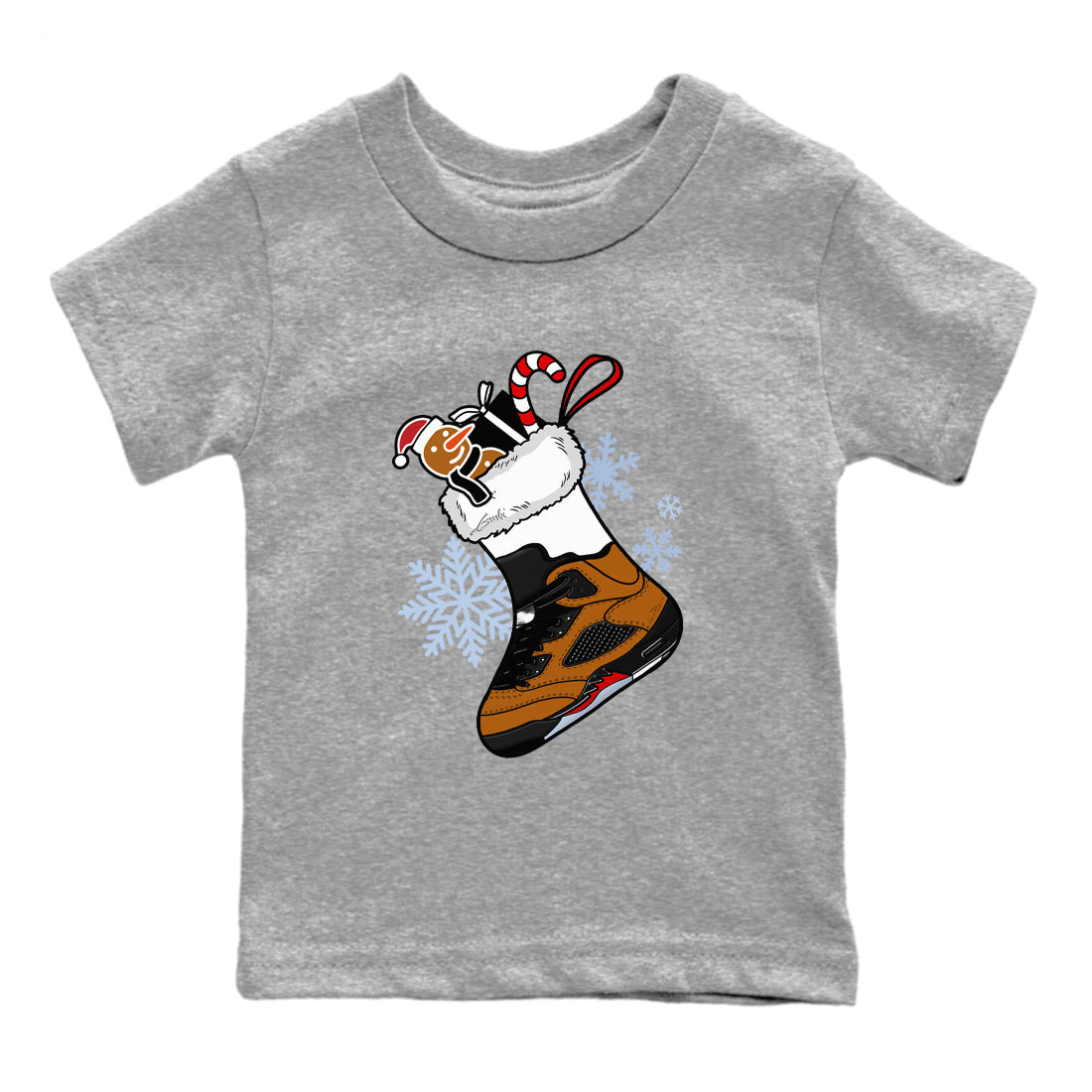 snkmatch Stocking snkmatch Tees Kids - Air Jordan 5 Archaeo Brown