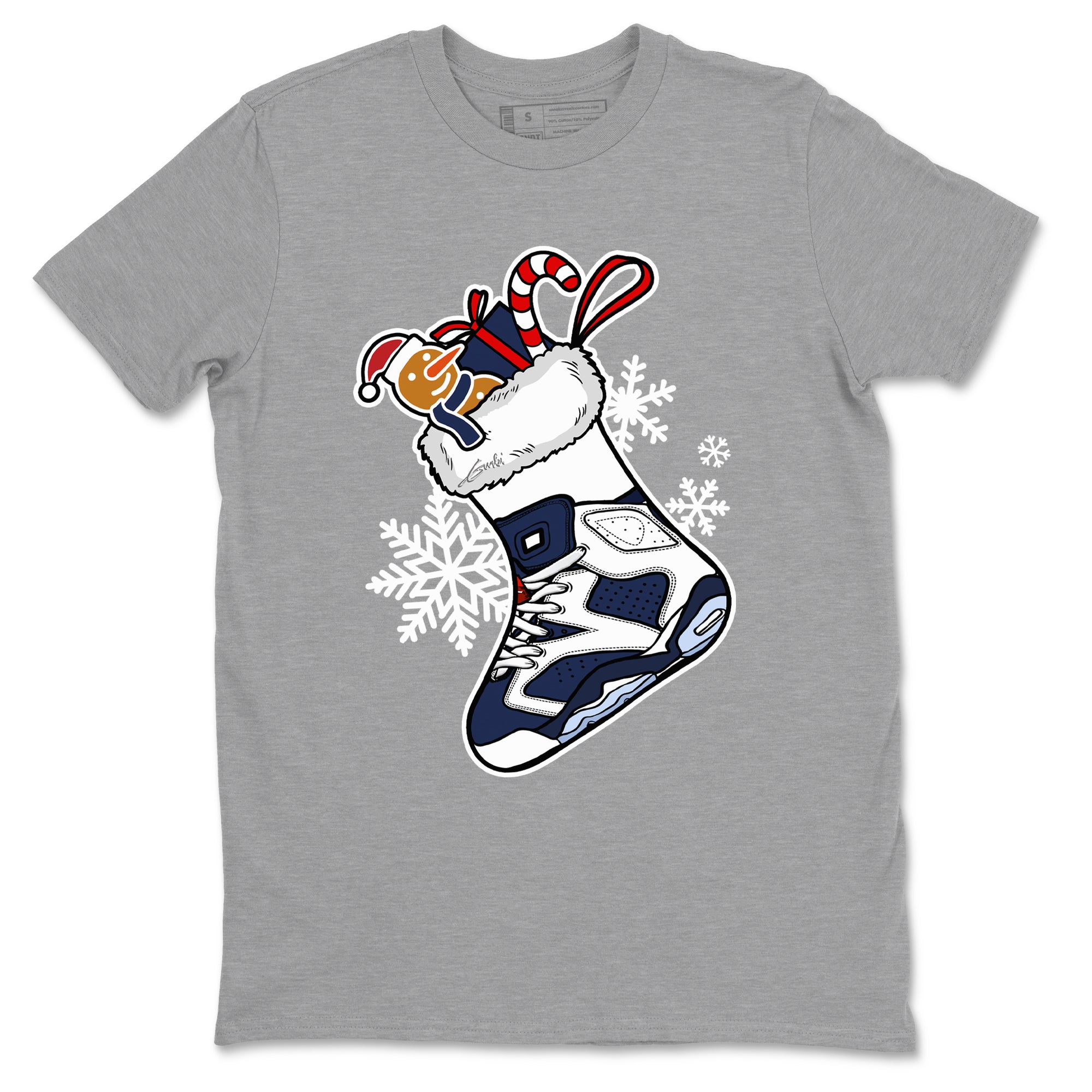 snkmatch Stocking snkmatch Tees - Air Jordan 6 White And Midnight Navy