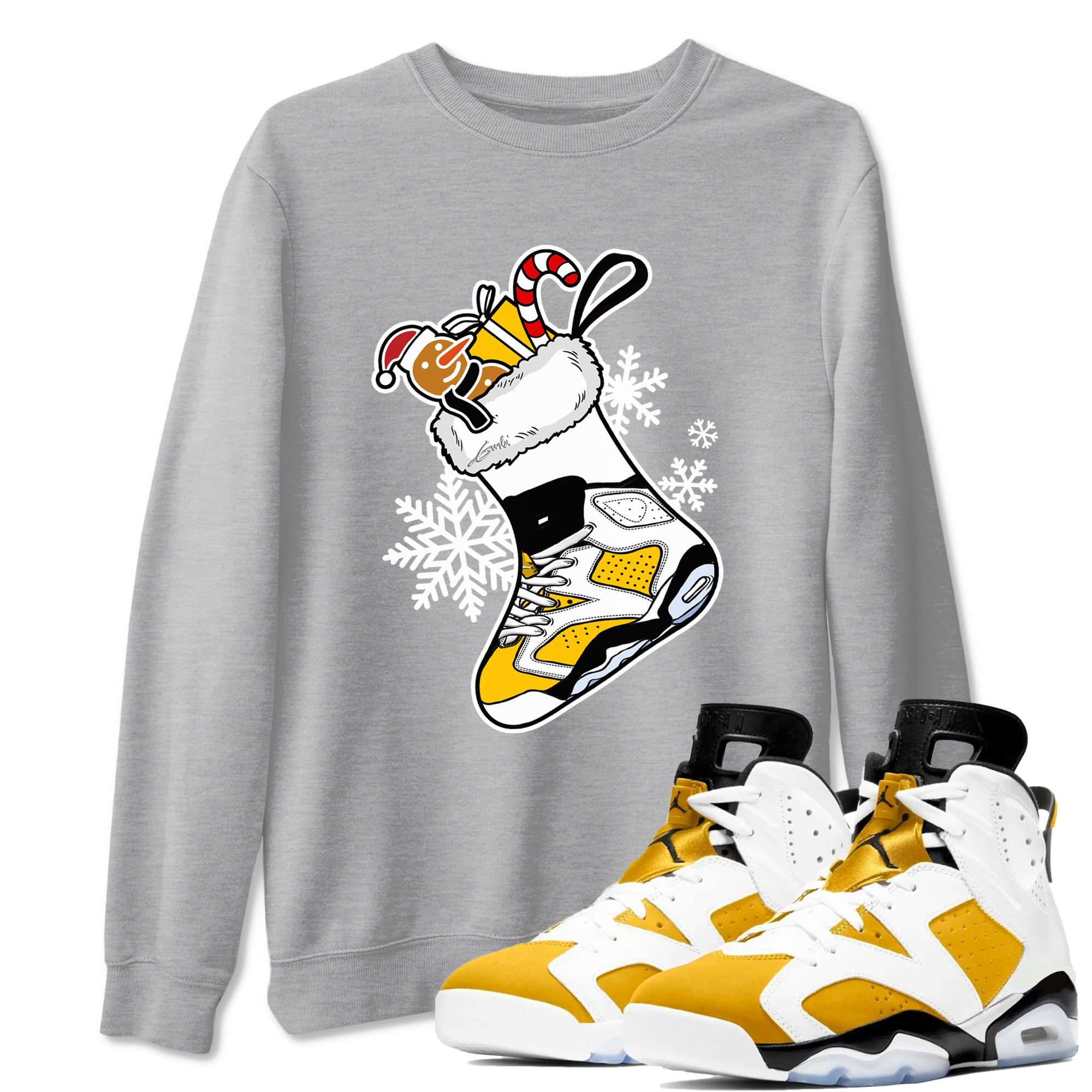 snkmatch Stocking snkmatch Tees - Air Jordan 6 Yellow Ochre