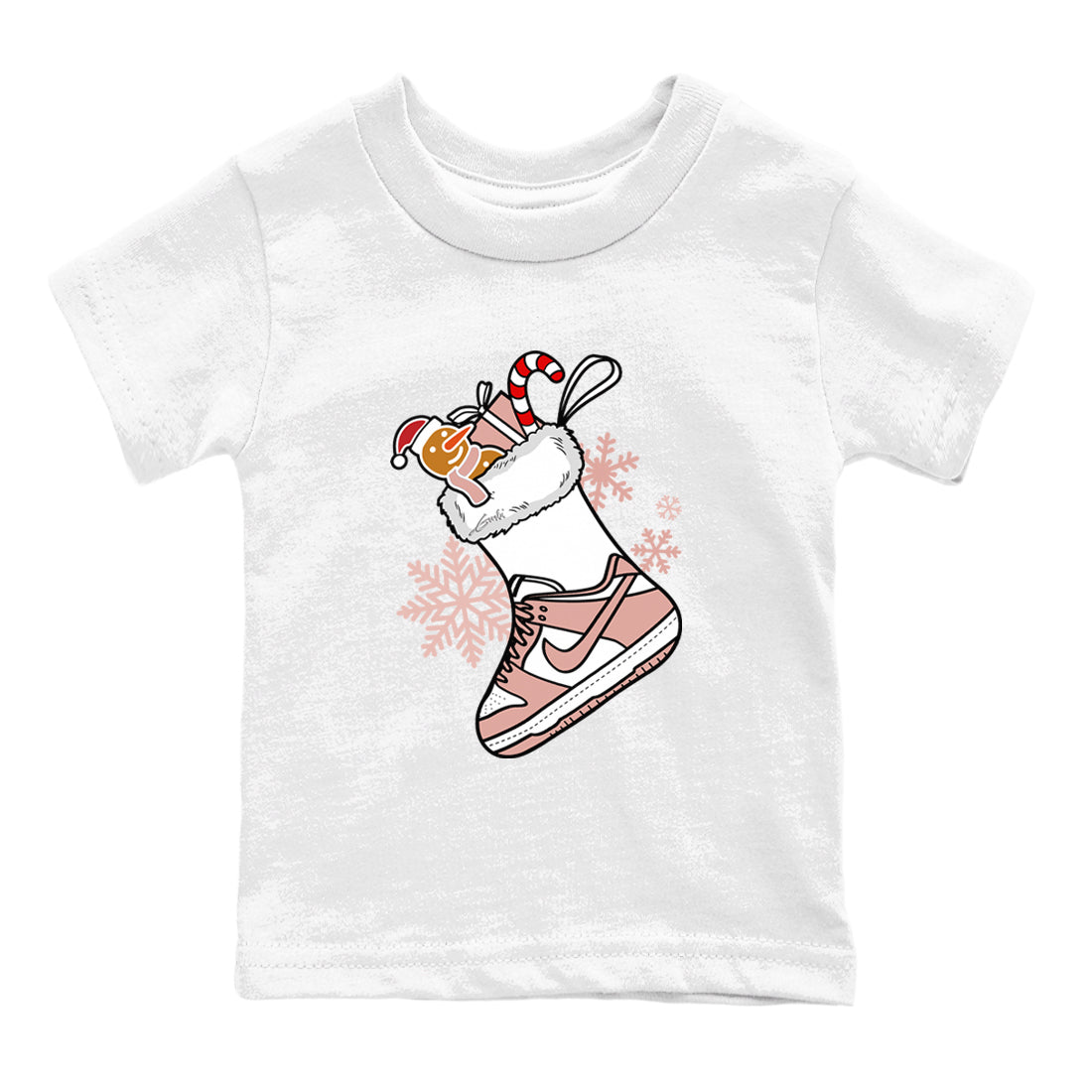snkmatch Stocking snkmatch Tees Kids - Dunk Rose Whisper