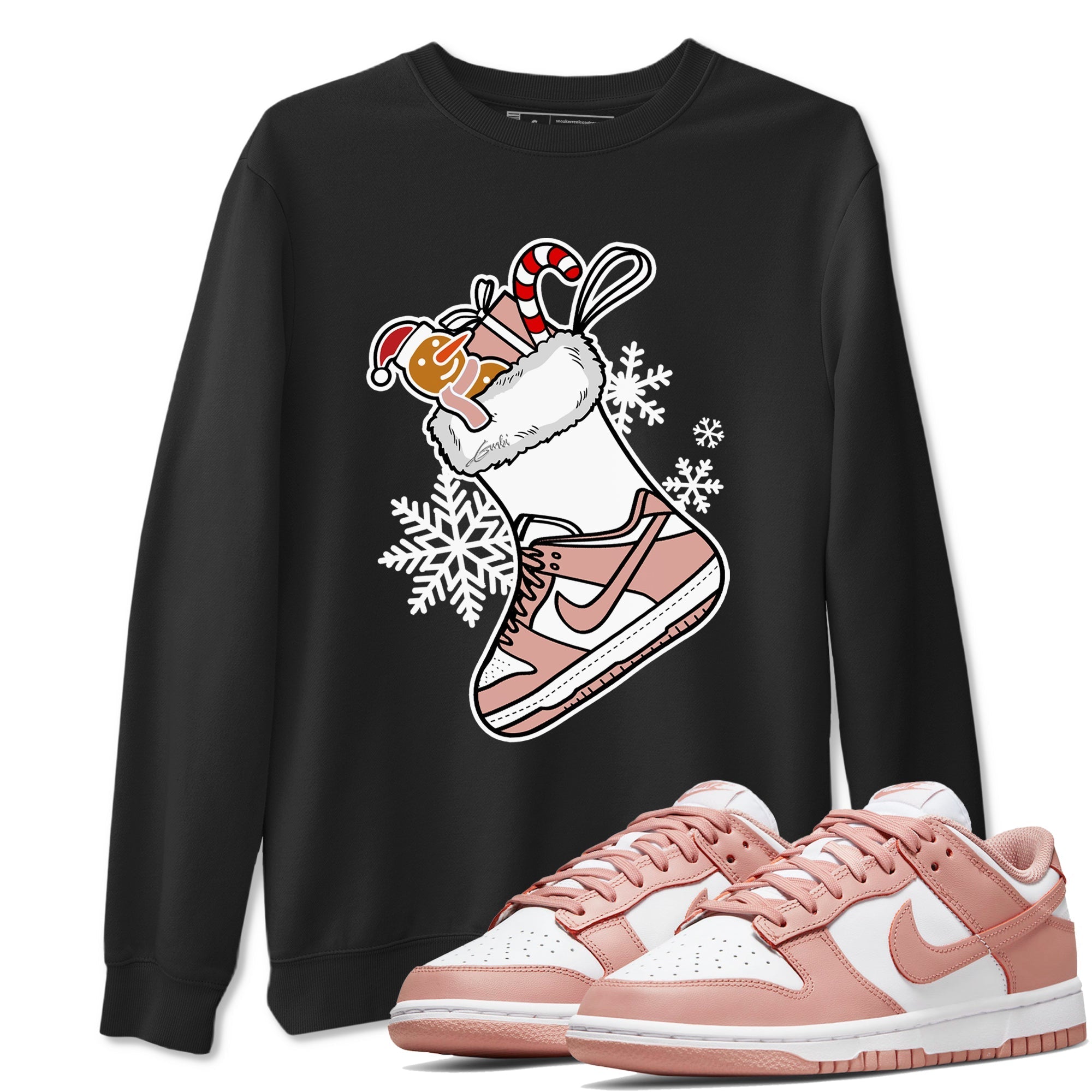 snkmatch Stocking snkmatch Tees - Dunk Rose Whisper