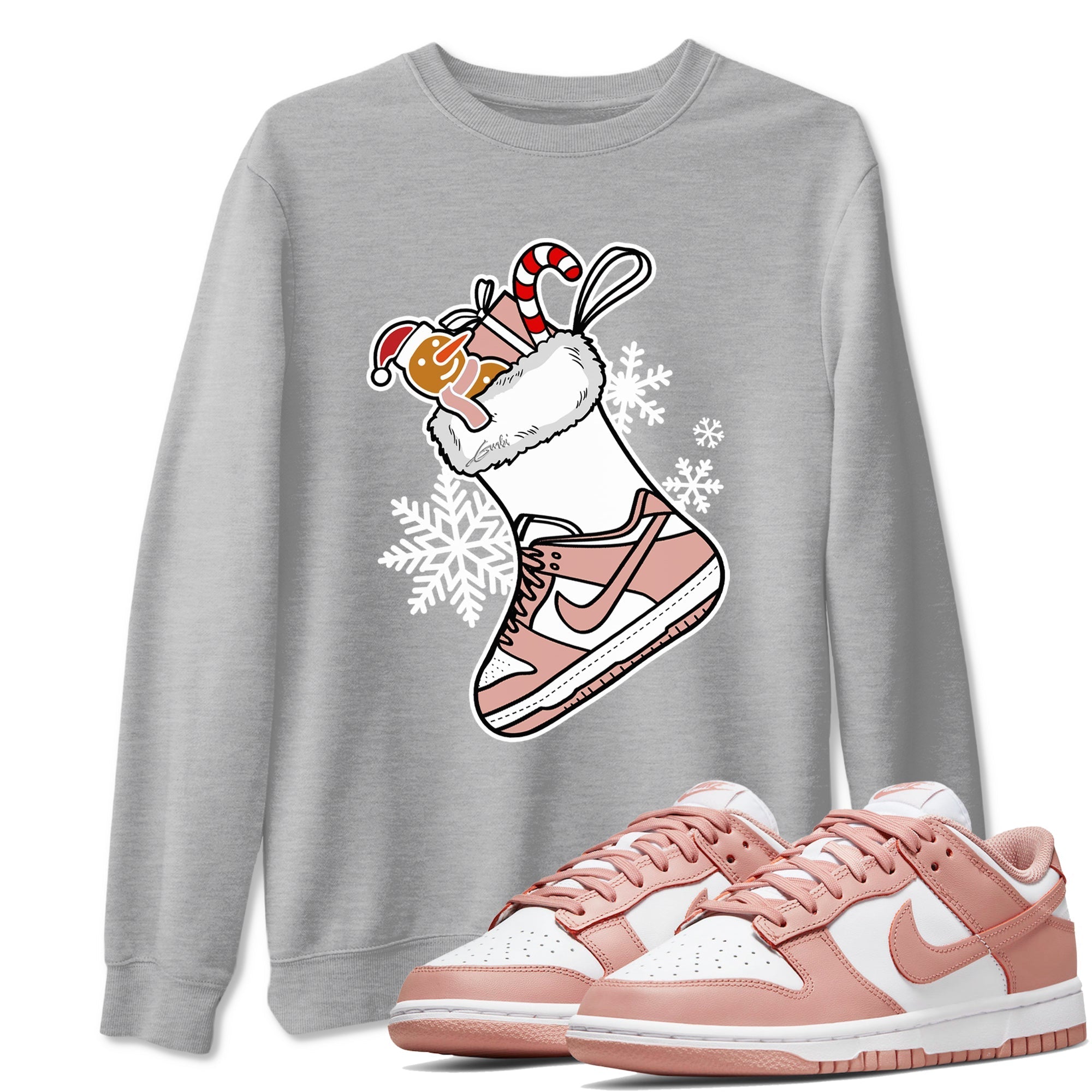 snkmatch Stocking snkmatch Tees - Dunk Rose Whisper