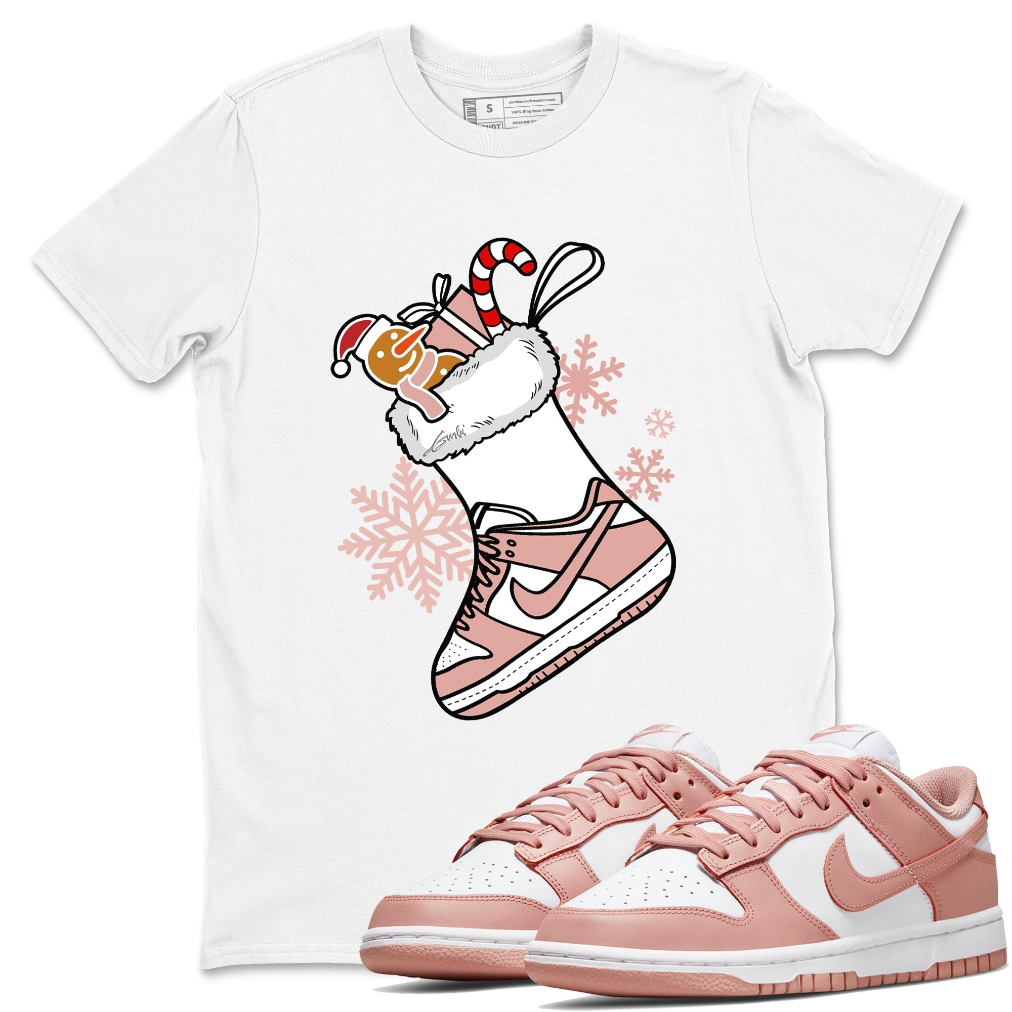 snkmatch Stocking snkmatch Tees - Dunk Rose Whisper