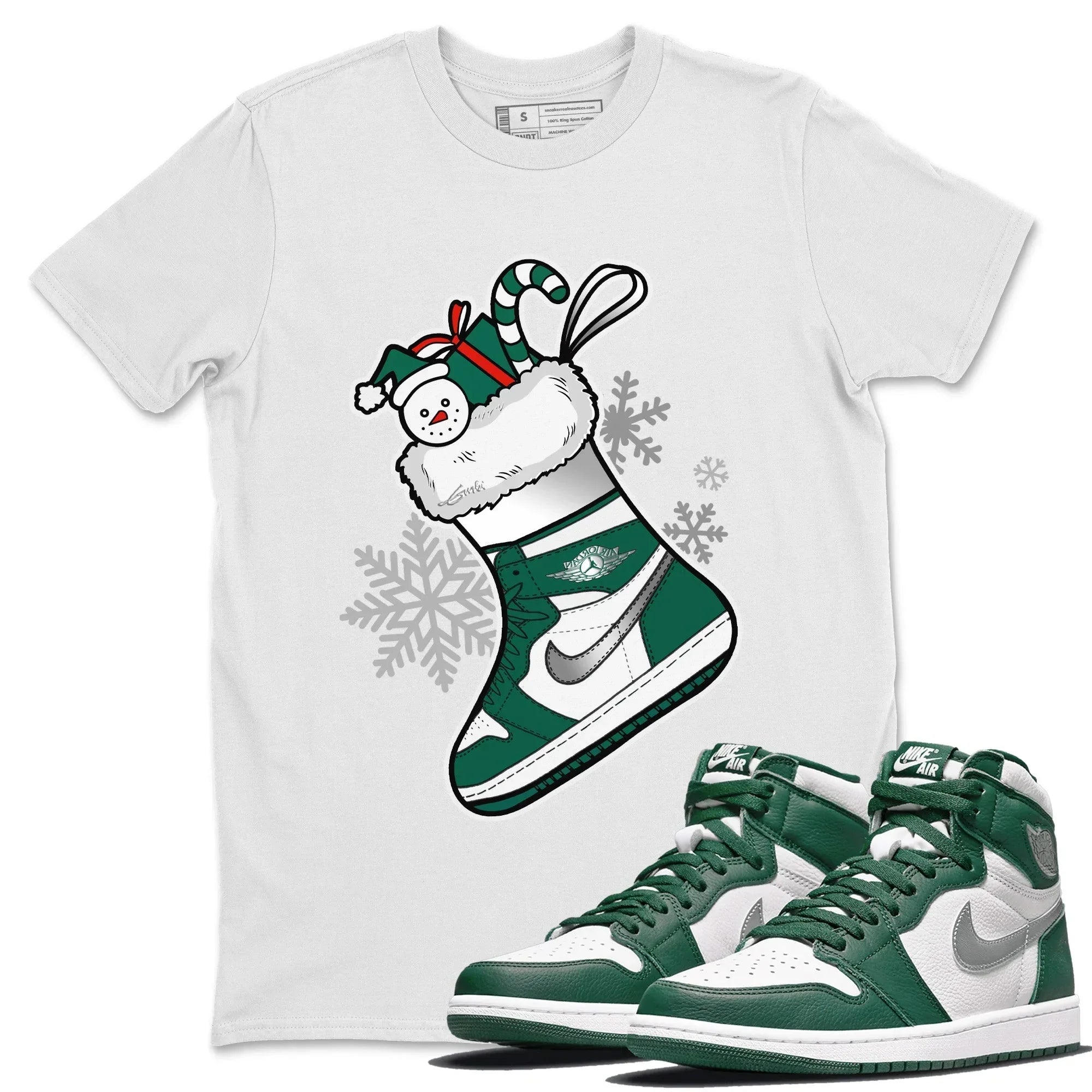 snkmatch Stocking Unisex Tops - Air Jordan 1 Gorge Green