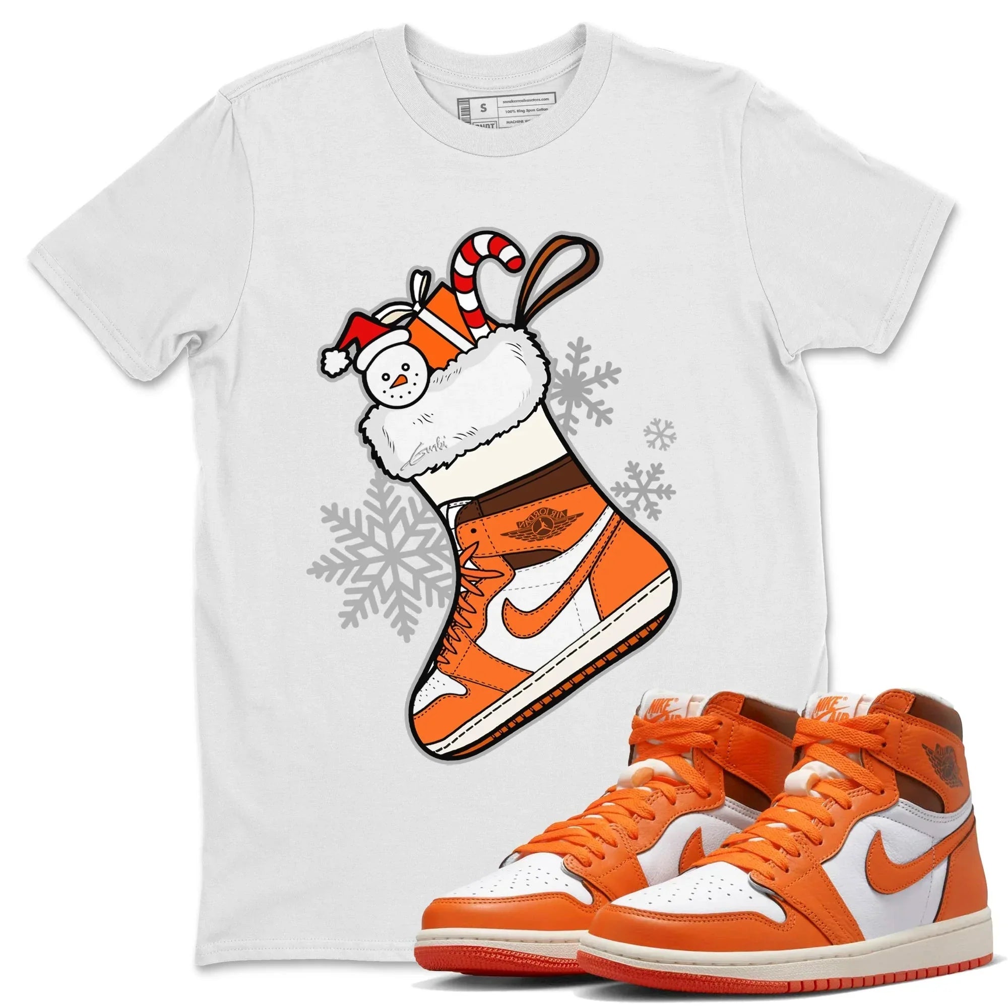 snkmatch Stocking Unisex Tops - Air Jordan 1 Starfish