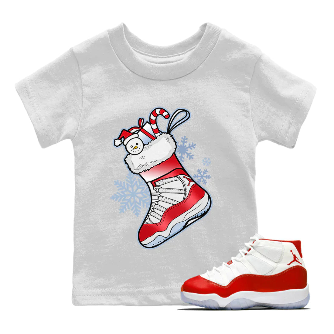 snkmatch Stocking Kids Tops - Air Jordan 11 Cherry
