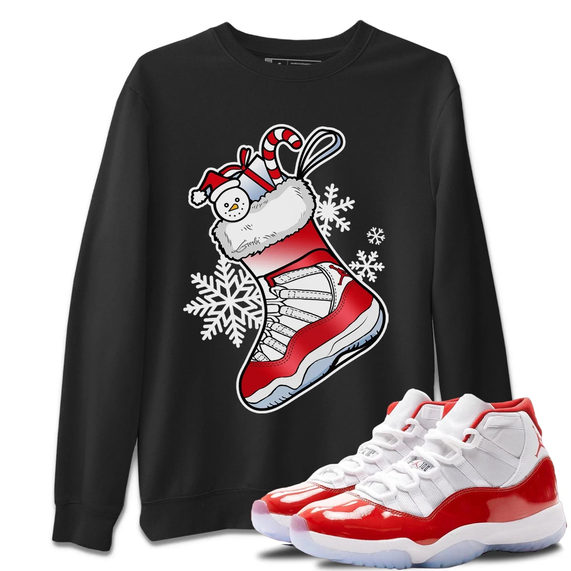 snkmatch Stocking Unisex Tops - Air Jordan 11 Cherry