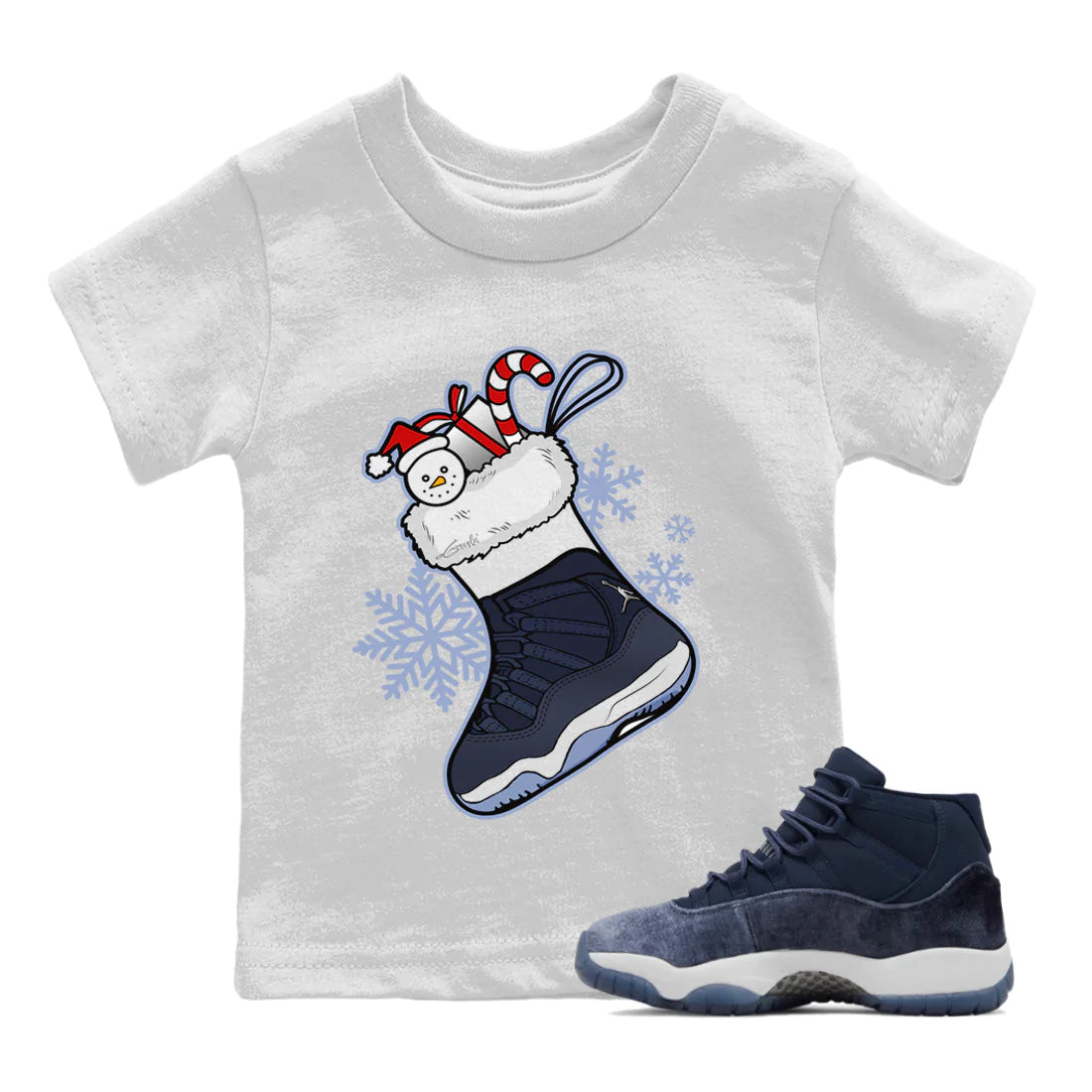 snkmatch Stocking Kids Tops - Air Jordan 11 Midnight Navy