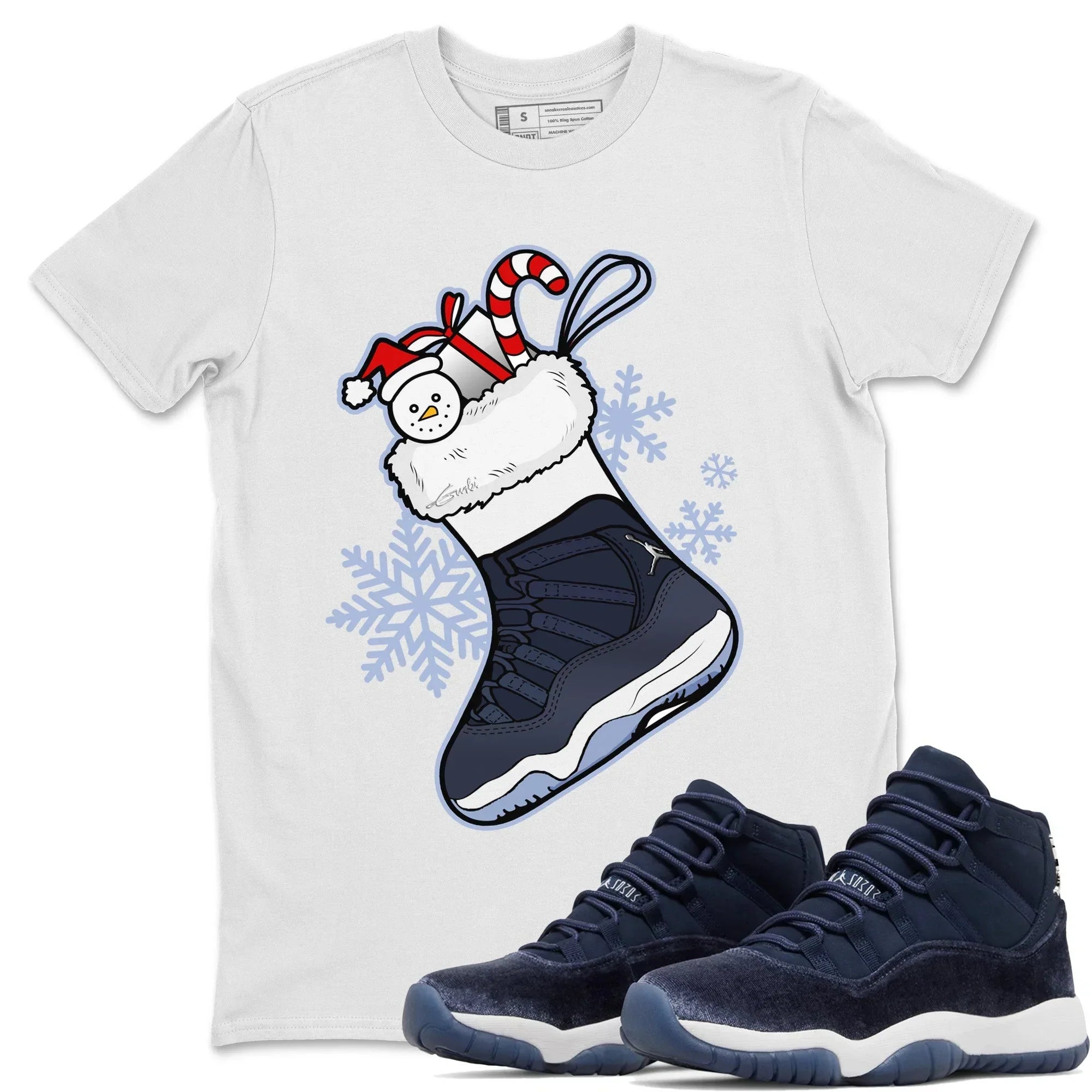 snkmatch Stocking Unisex Tops - Air Jordan 11 Midnight Navy