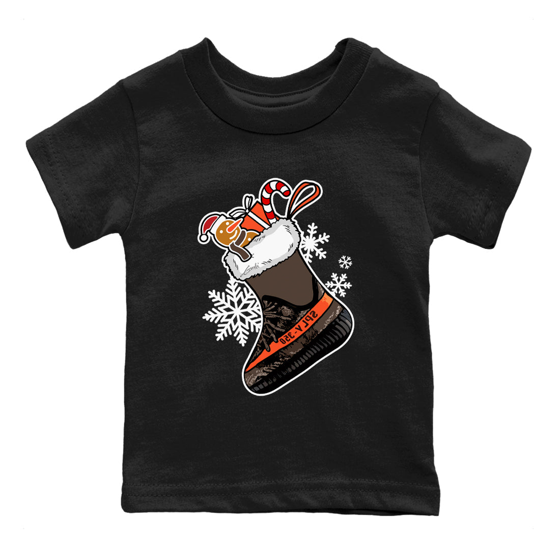 Sneaker Stocking SNRT Sneaker Tees Kids - Yeezy 350 Carbon Beluga