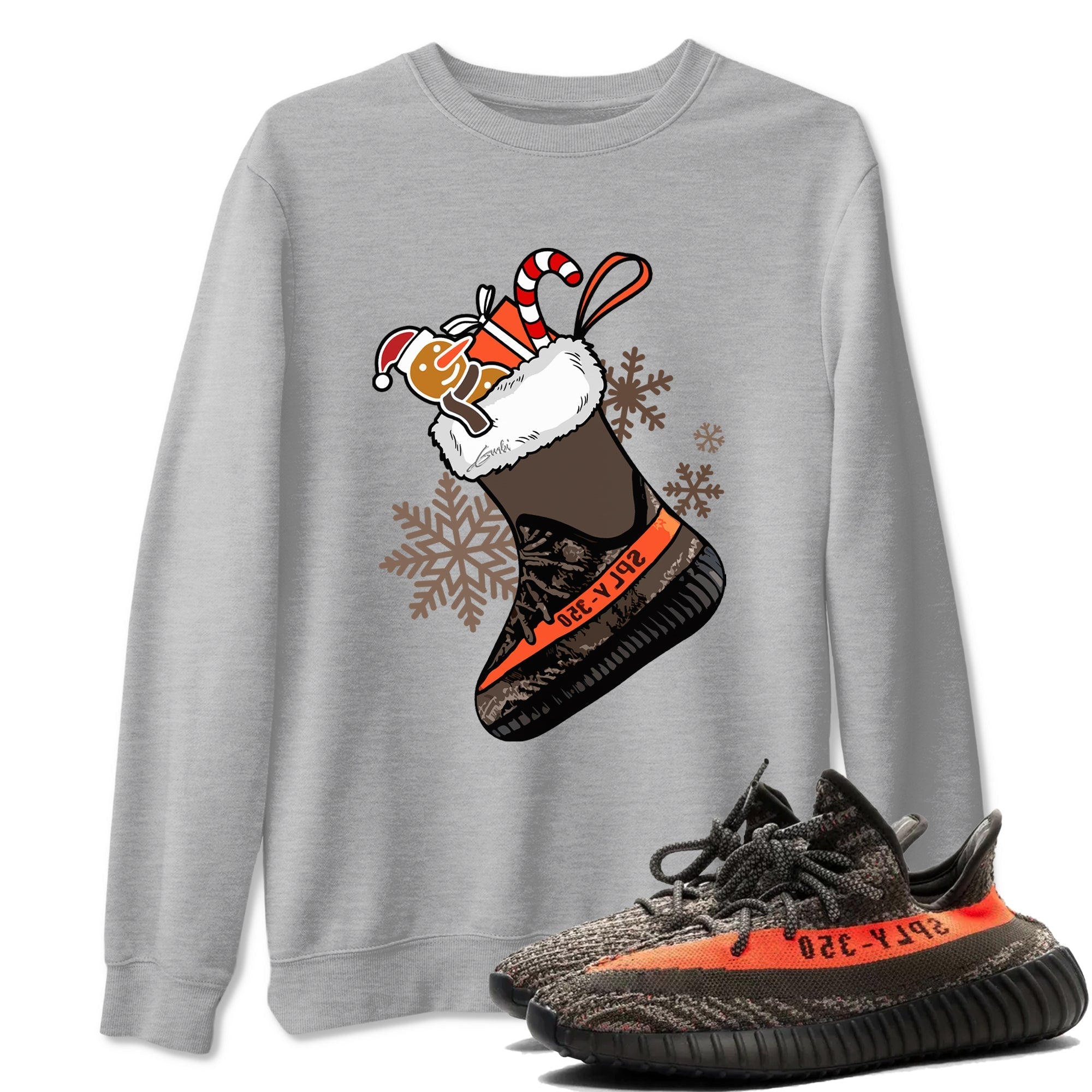 snkmatch Stocking snkmatch Tees - Yeezy 350 Carbon Beluga