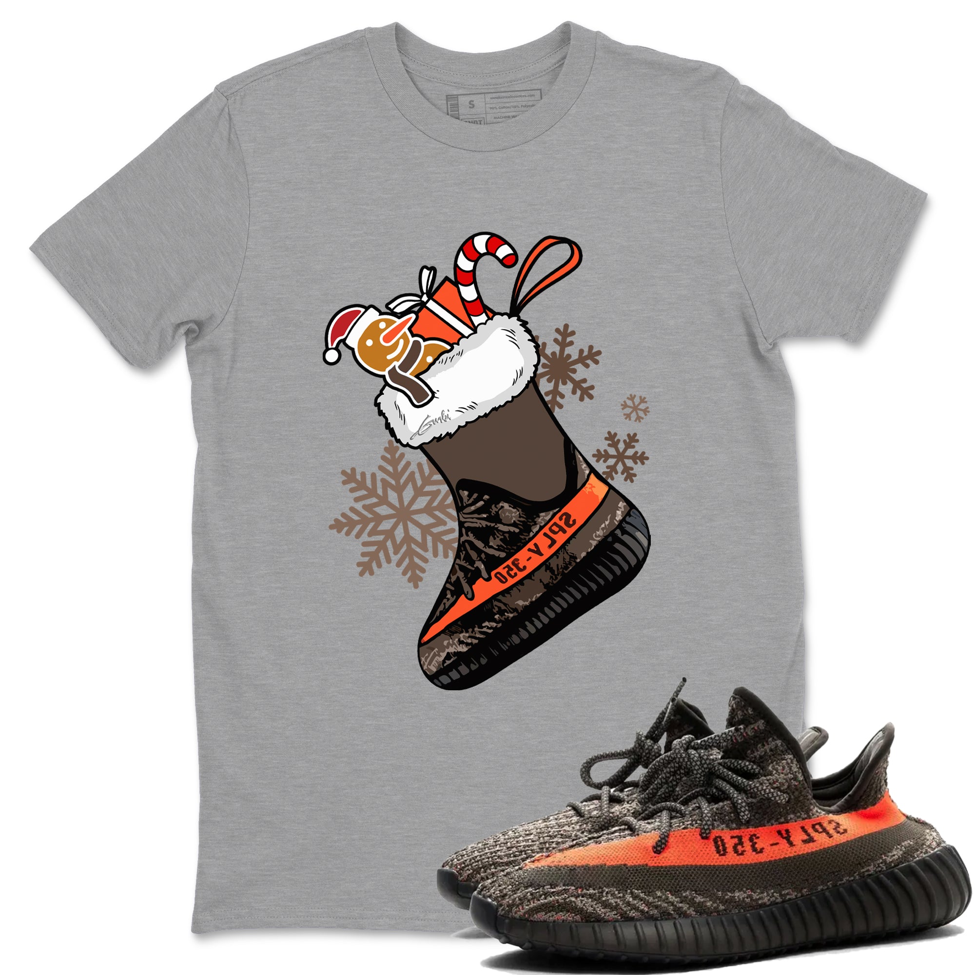 snkmatch Stocking snkmatch Tees - Yeezy 350 Carbon Beluga