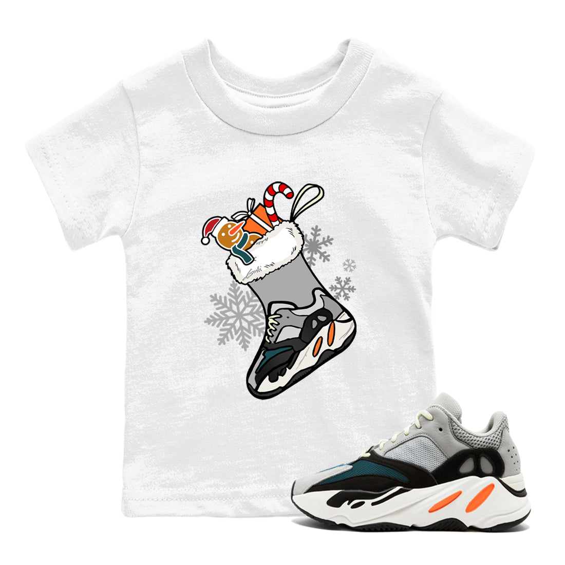snkmatch Stocking snkmatch Tees Kids - Yeezy 700 Wave Runner