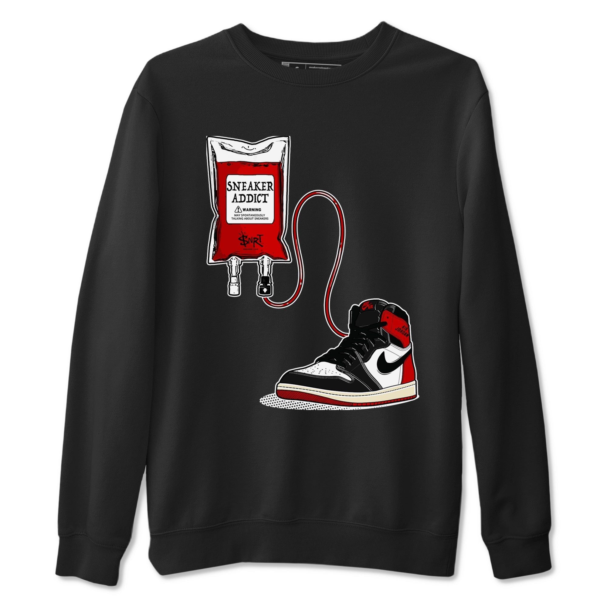 snkmatch Therapy snkmatch Tees - Air Jordan 1 Black Toe Reimagined