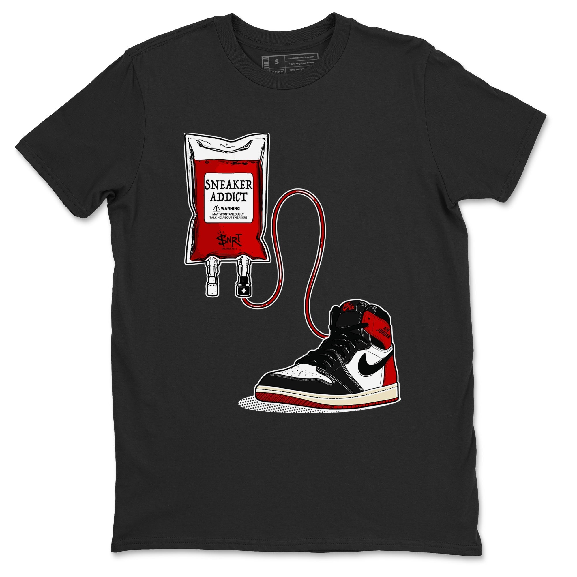 snkmatch Therapy snkmatch Tees - Air Jordan 1 Black Toe Reimagined