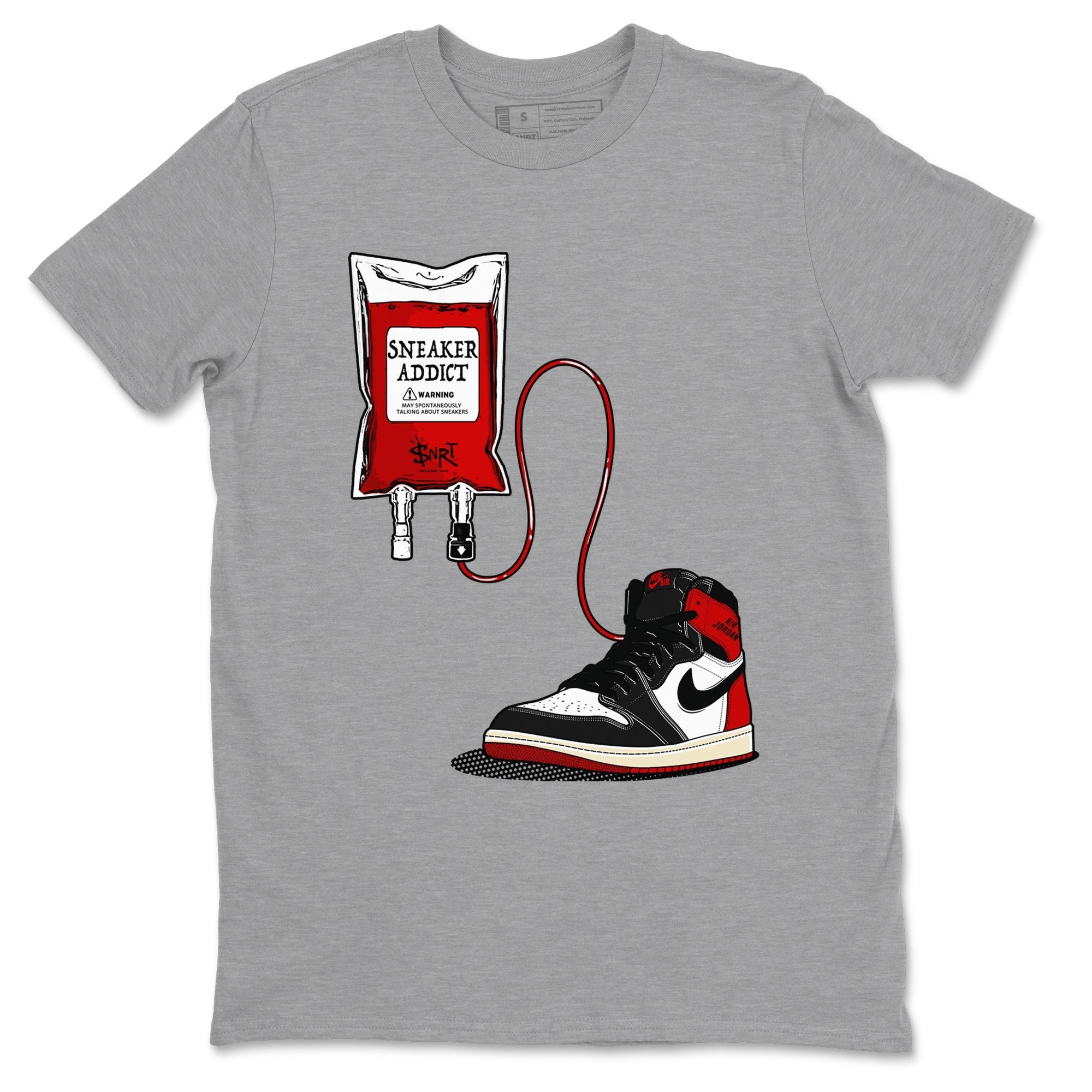 snkmatch Therapy snkmatch Tees - Air Jordan 1 Black Toe Reimagined