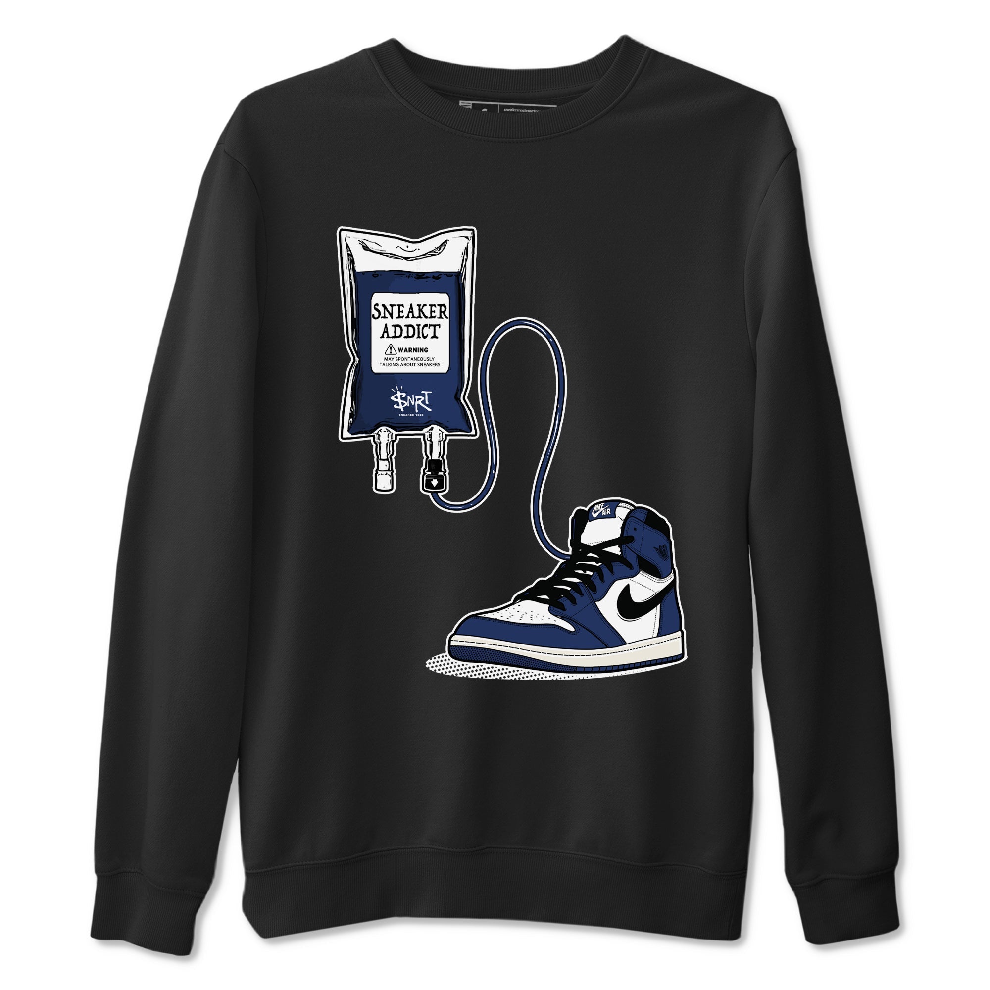 snkmatch Therapy snkmatch Tees - Air Jordan 1 Midnight Navy