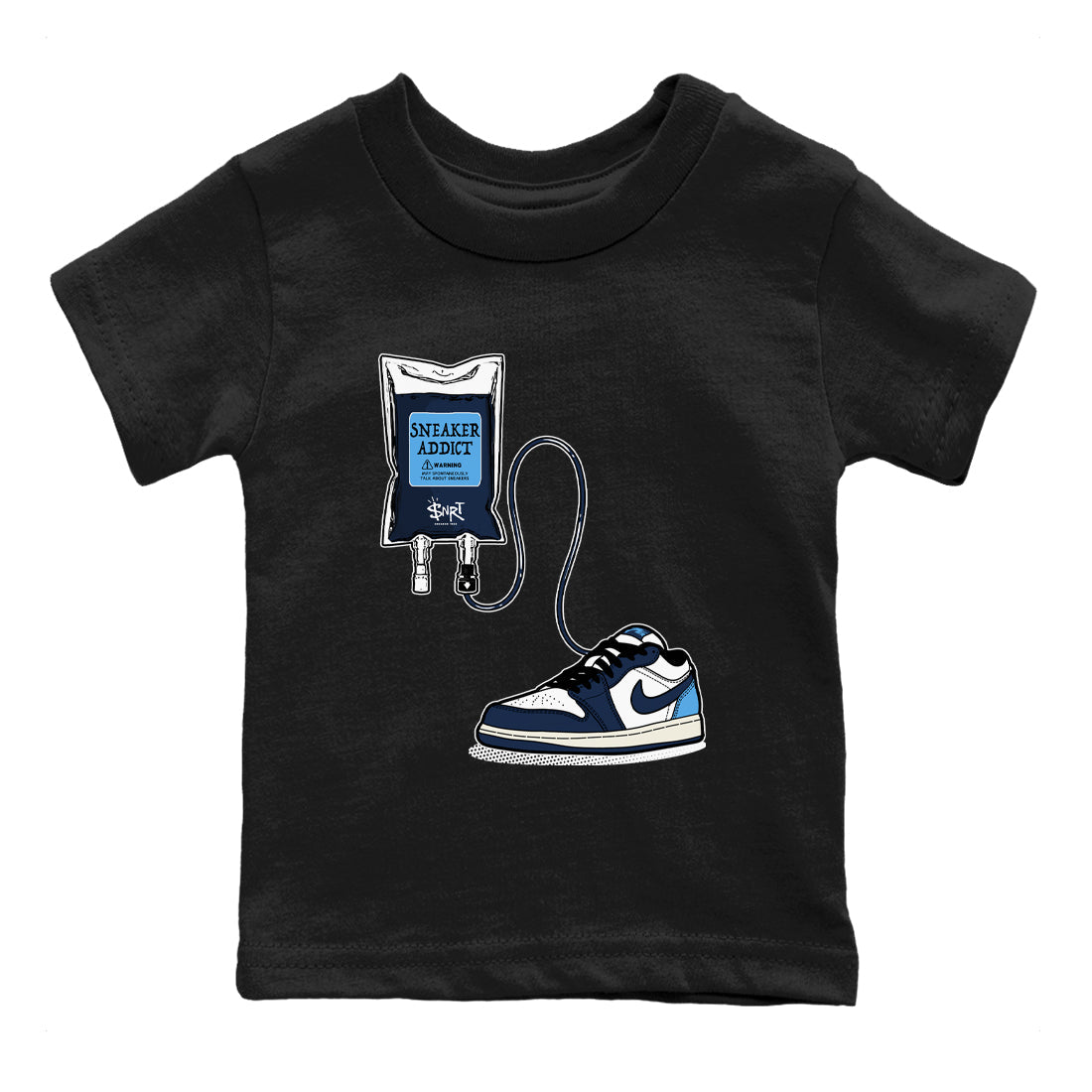 snkmatch Therapy snkmatch Tees Kids - Air Jordan 1 Obsidian