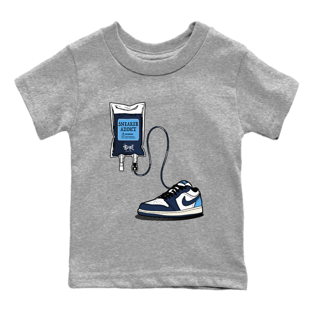 snkmatch Therapy snkmatch Tees Kids - Air Jordan 1 Obsidian