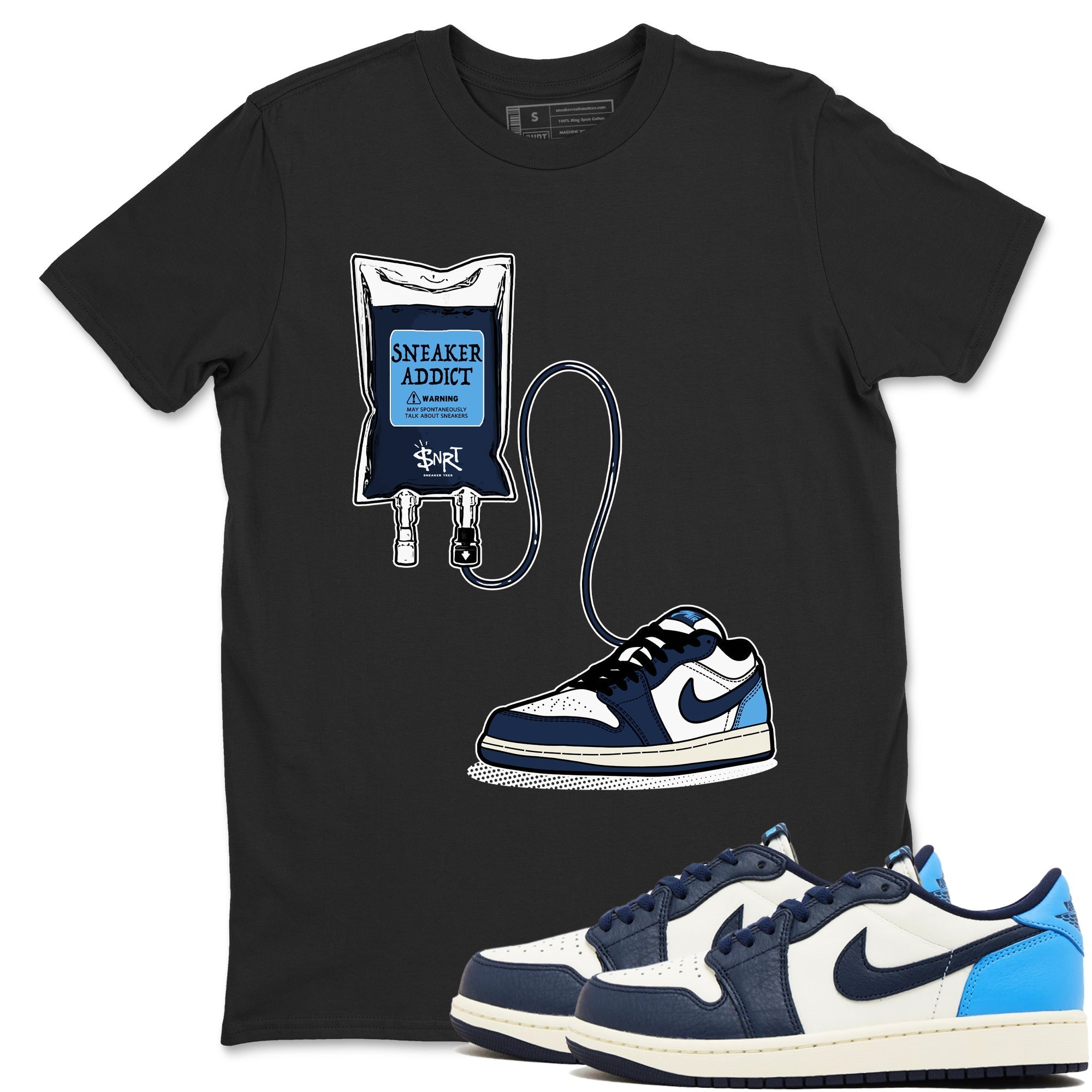 snkmatch Therapy snkmatch Tees - Air Jordan 1 Obsidian