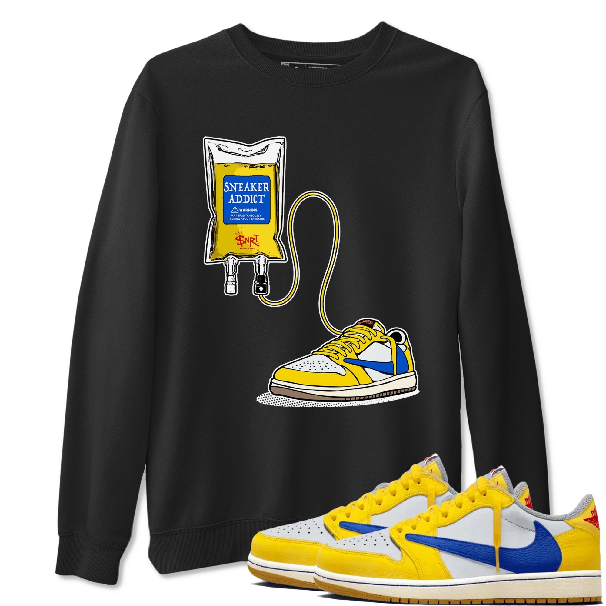 snkmatch Therapy snkmatch Tees - Air Jordan 1 Travis Scott Canary
