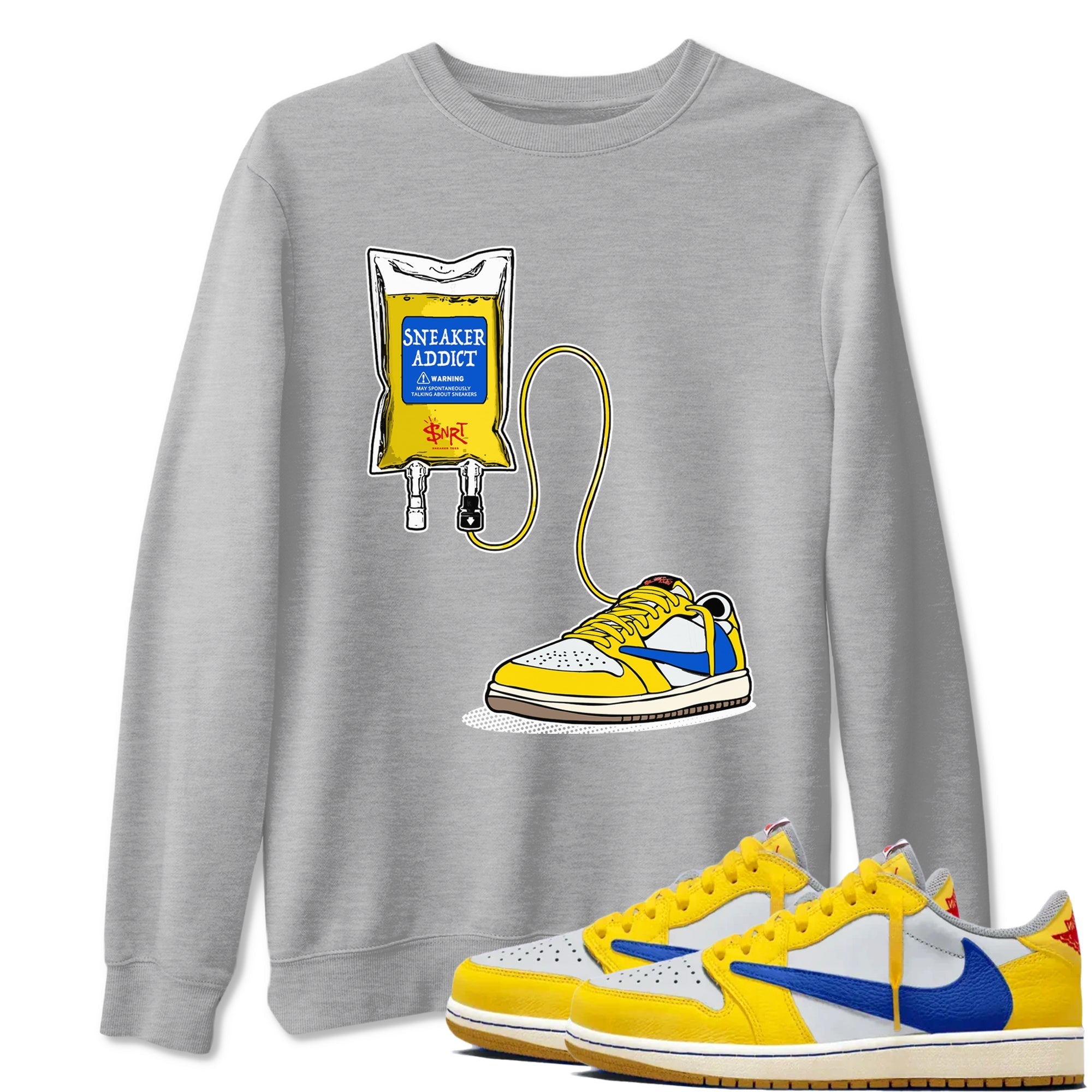 snkmatch Therapy snkmatch Tees - Air Jordan 1 Travis Scott Canary