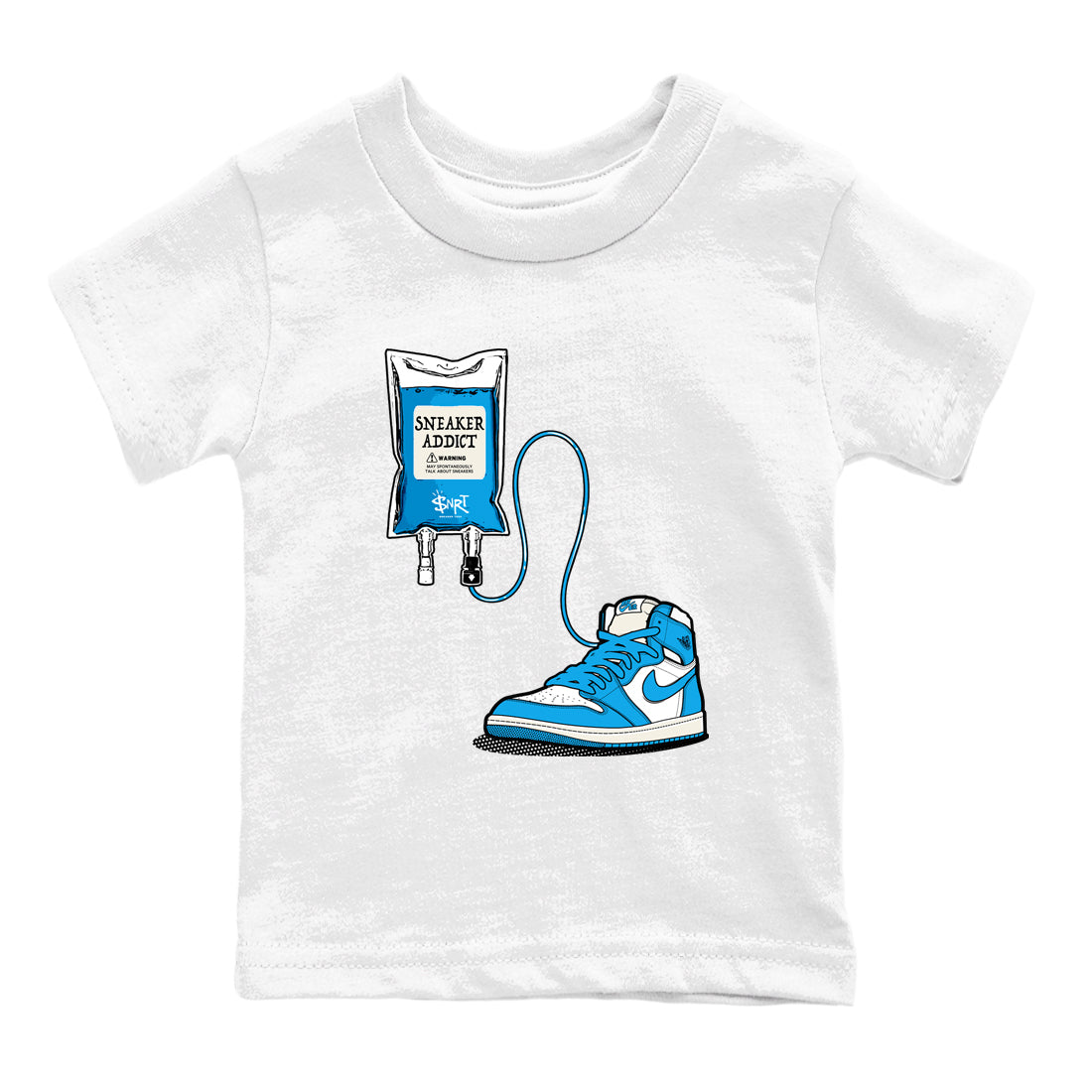 snkmatch Therapy snkmatch Tees Kids - Air Jordan 1 UNC Reimagined