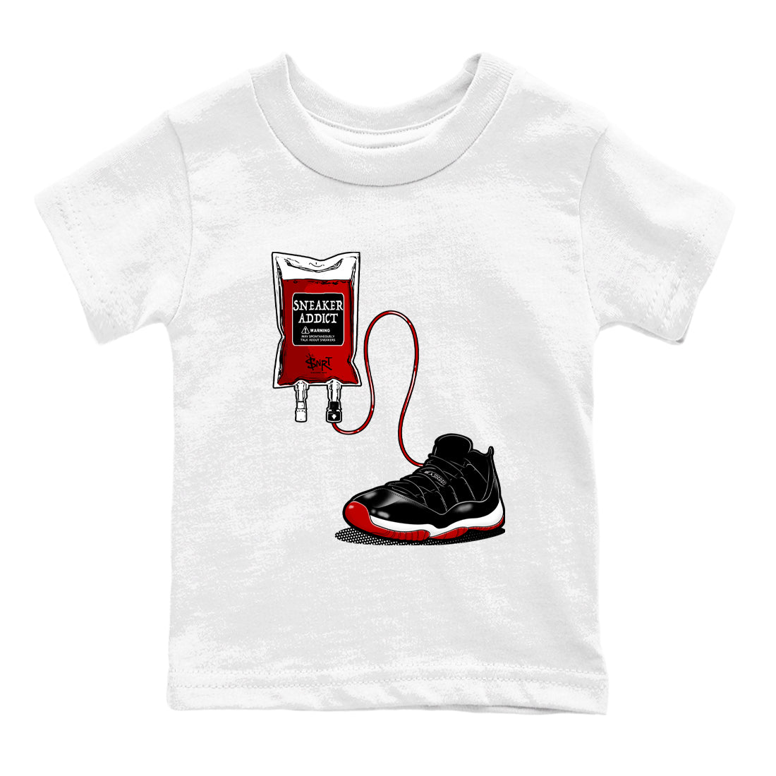 snkmatch Therapy snkmatch Tees Kids - Air Jordan 11 Bred