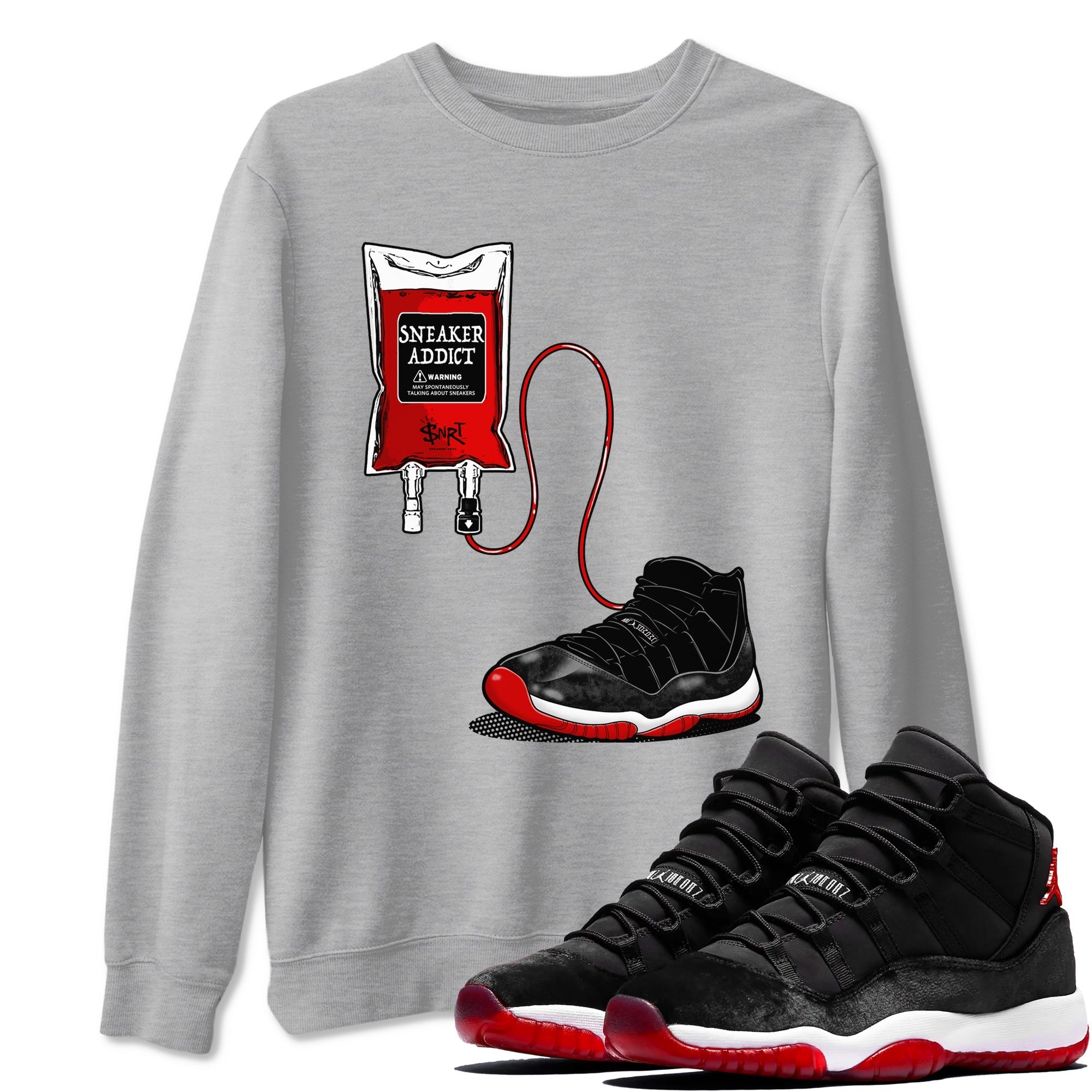 snkmatch Therapy snkmatch Tees - Air Jordan 11 Bred Velvet
