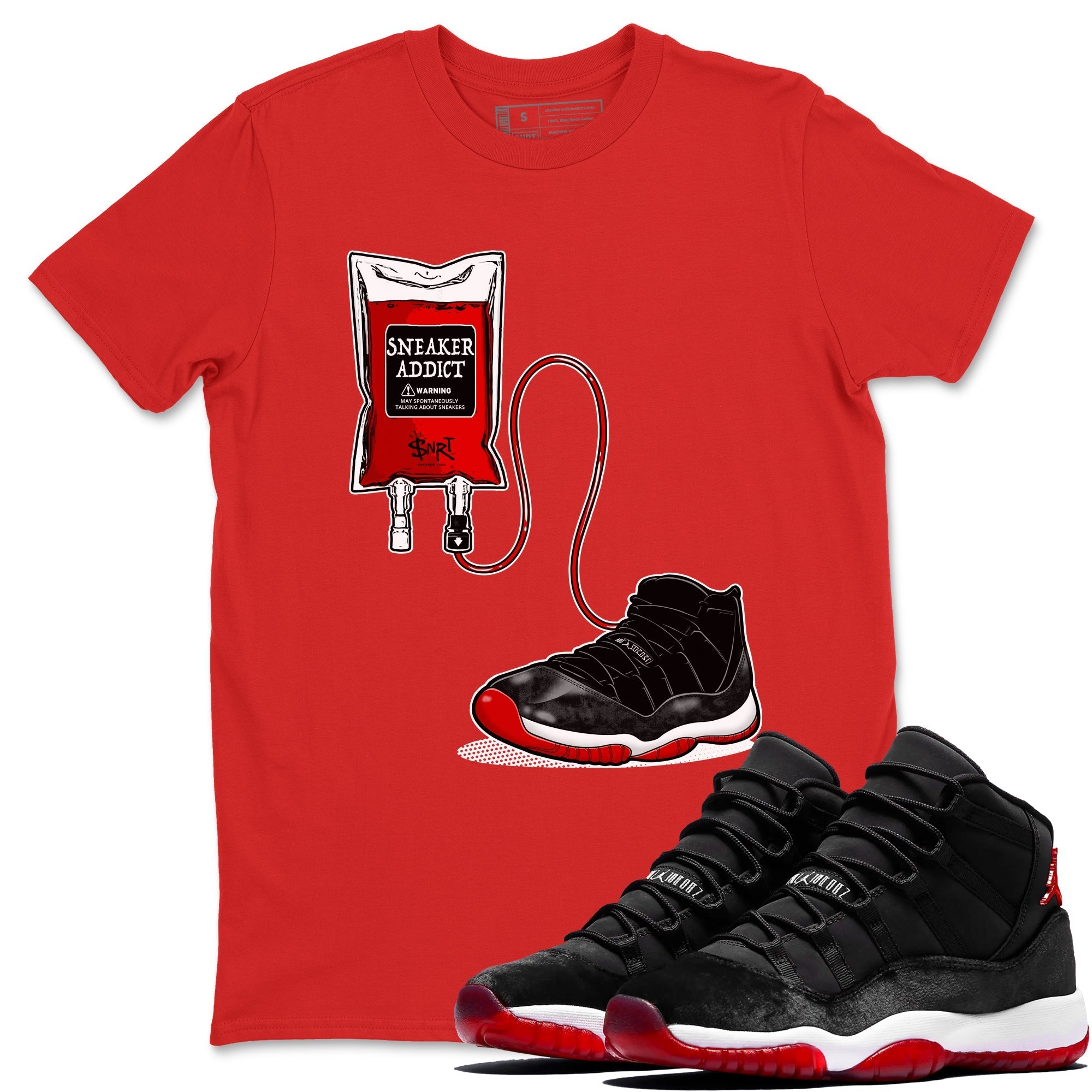 snkmatch Therapy snkmatch Tees - Air Jordan 11 Bred Velvet