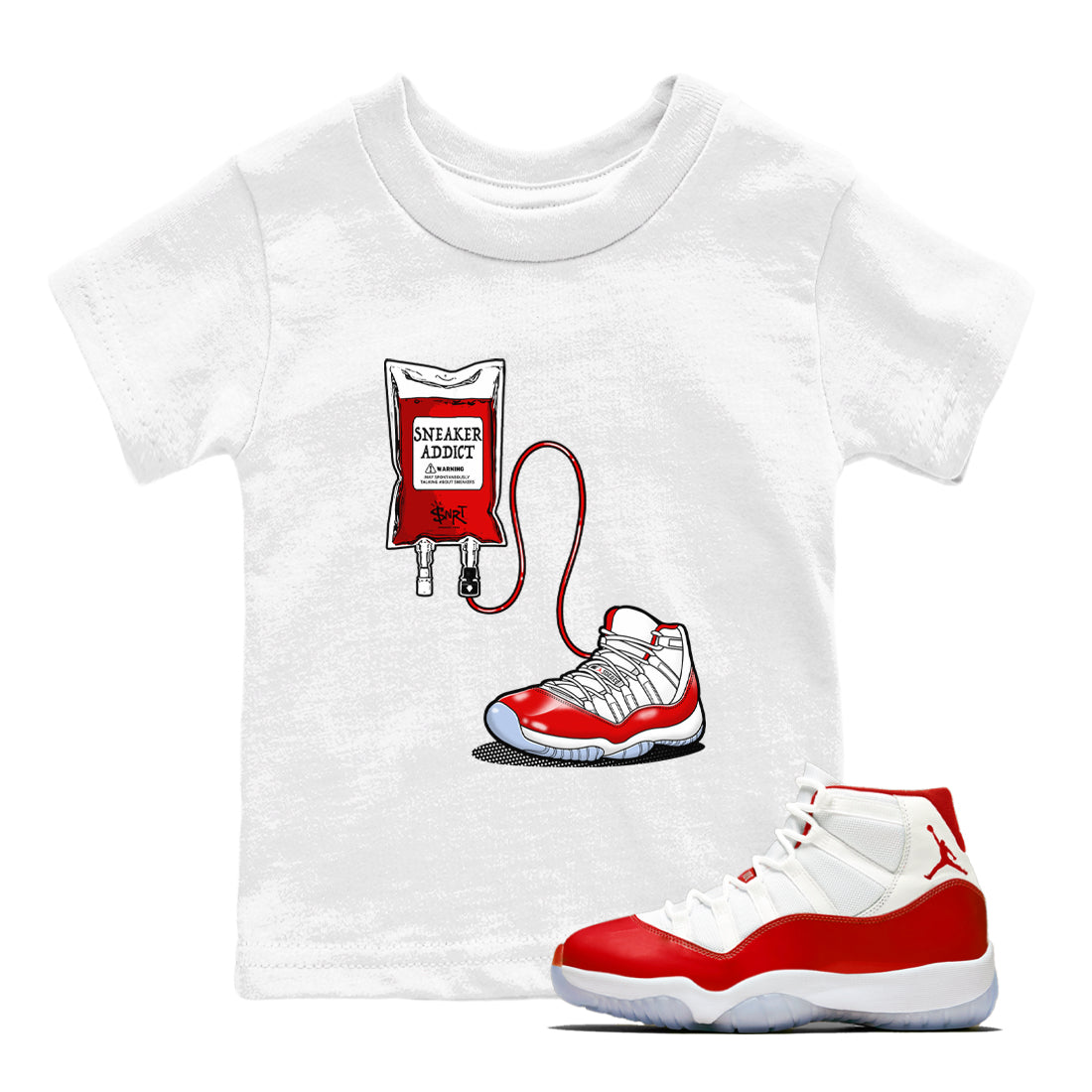 snkmatch Therapy snkmatch Tees Kids - Air Jordan 11 Cherry