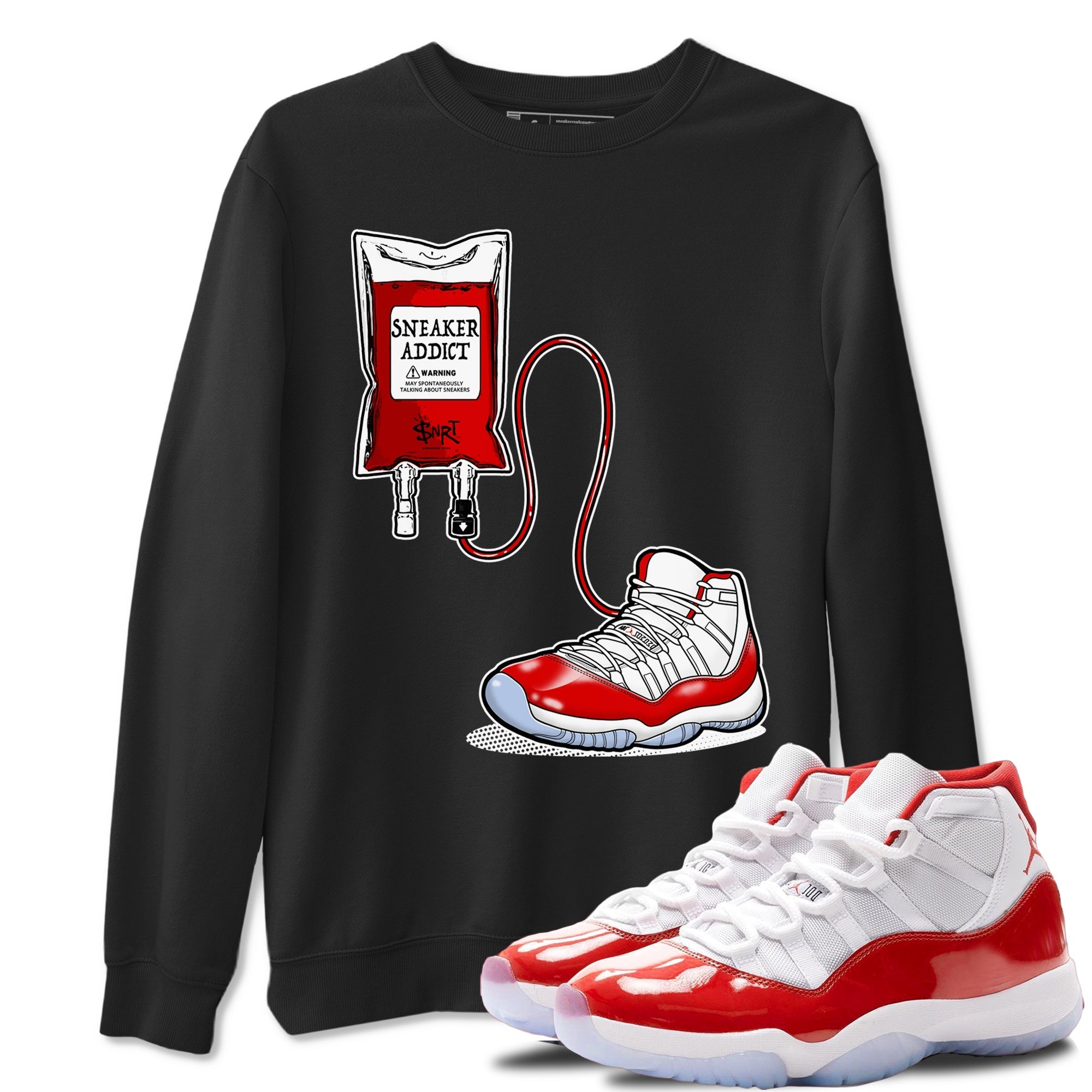 snkmatch Therapy snkmatch Tees - Air Jordan 11 Cherry