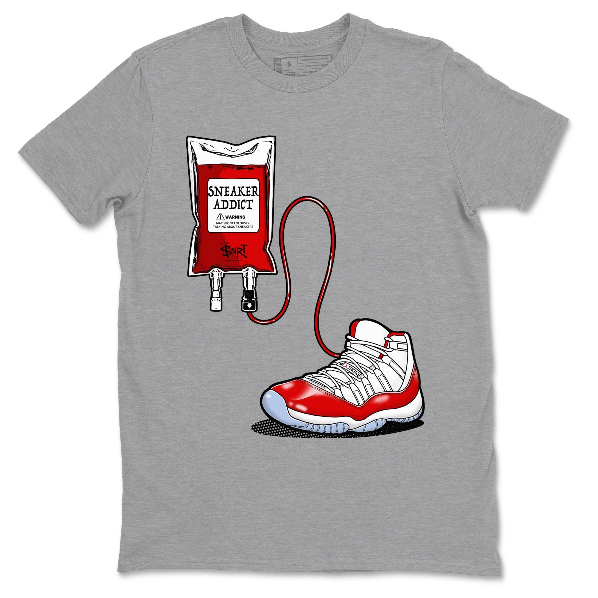 snkmatch Therapy snkmatch Tees - Air Jordan 11 Cherry