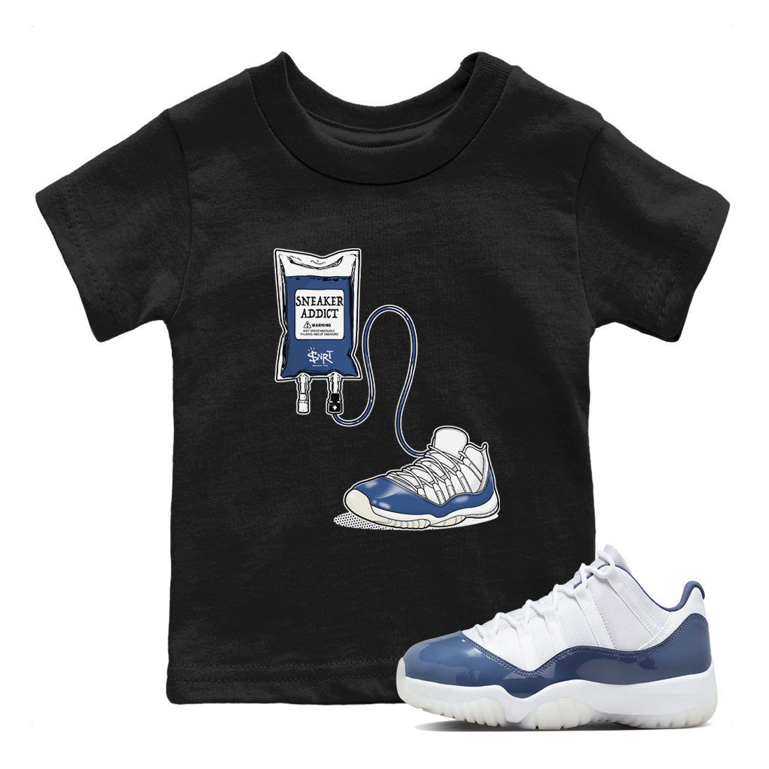 snkmatch Therapy snkmatch Tees Kids - Air Jordan 11 Diffused Blue