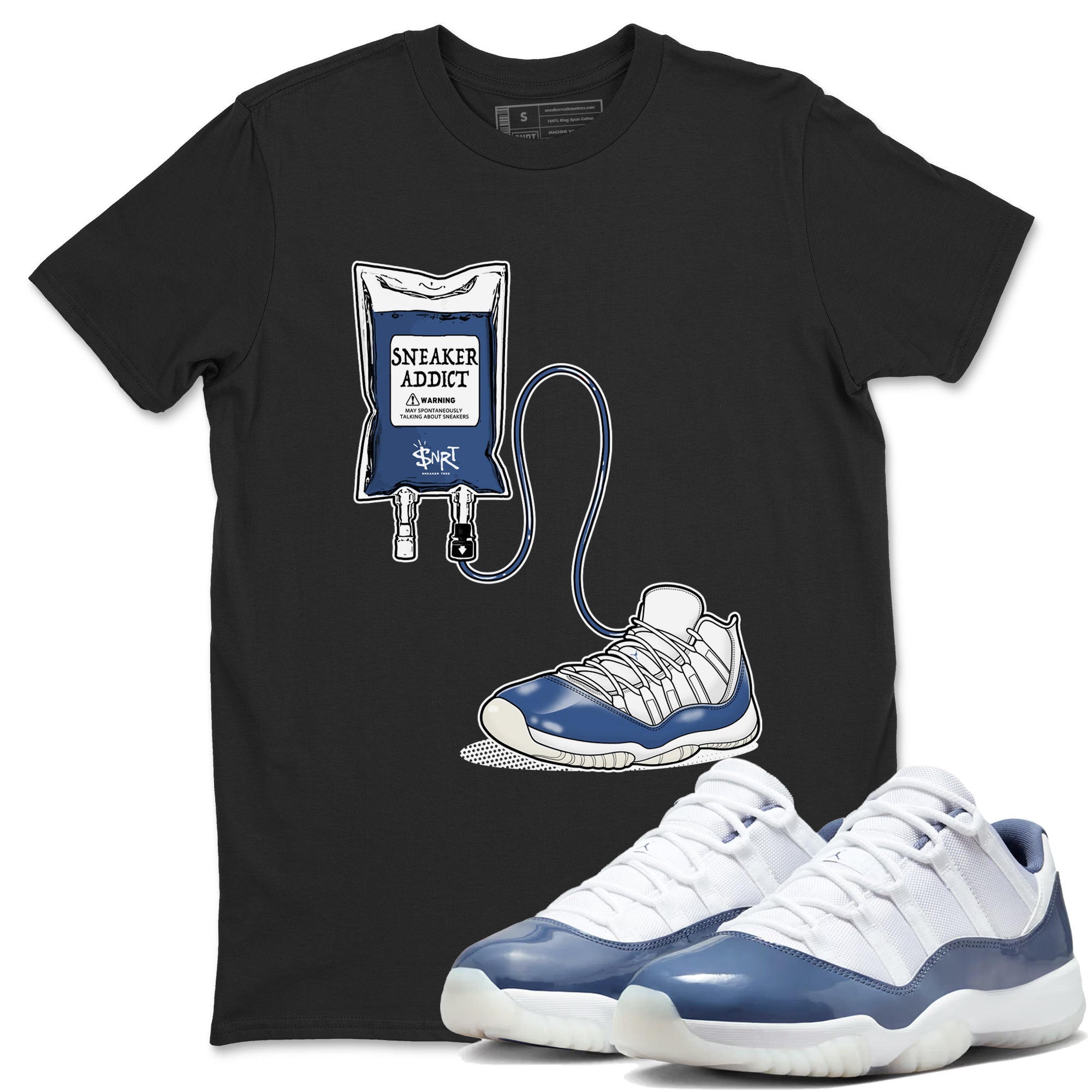 snkmatch Therapy snkmatch Tees - Air Jordan 11 Diffused Blue