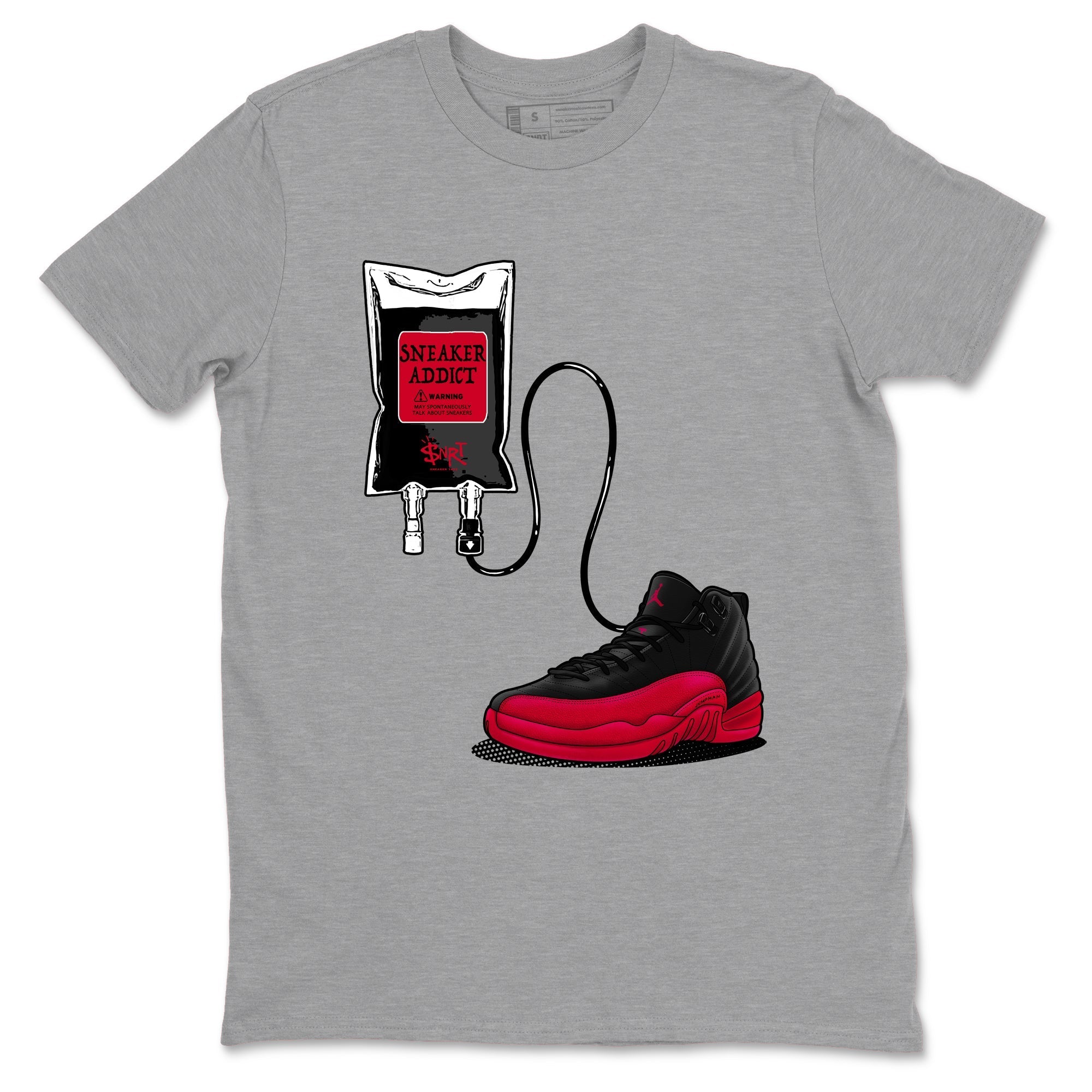 snkmatch Therapy snkmatch Tees - Air Jordan 12 Flu Game