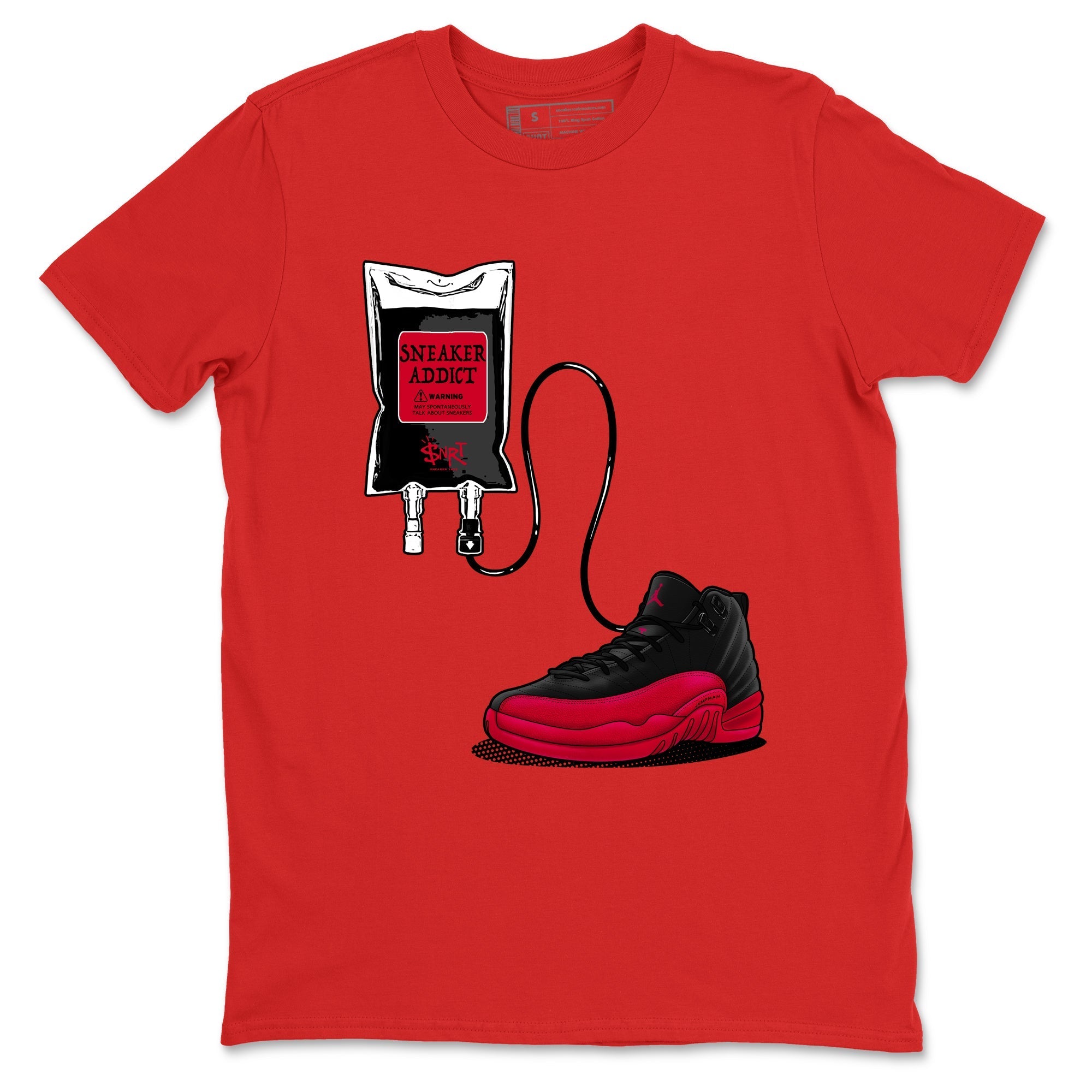 snkmatch Therapy snkmatch Tees - Air Jordan 12 Flu Game