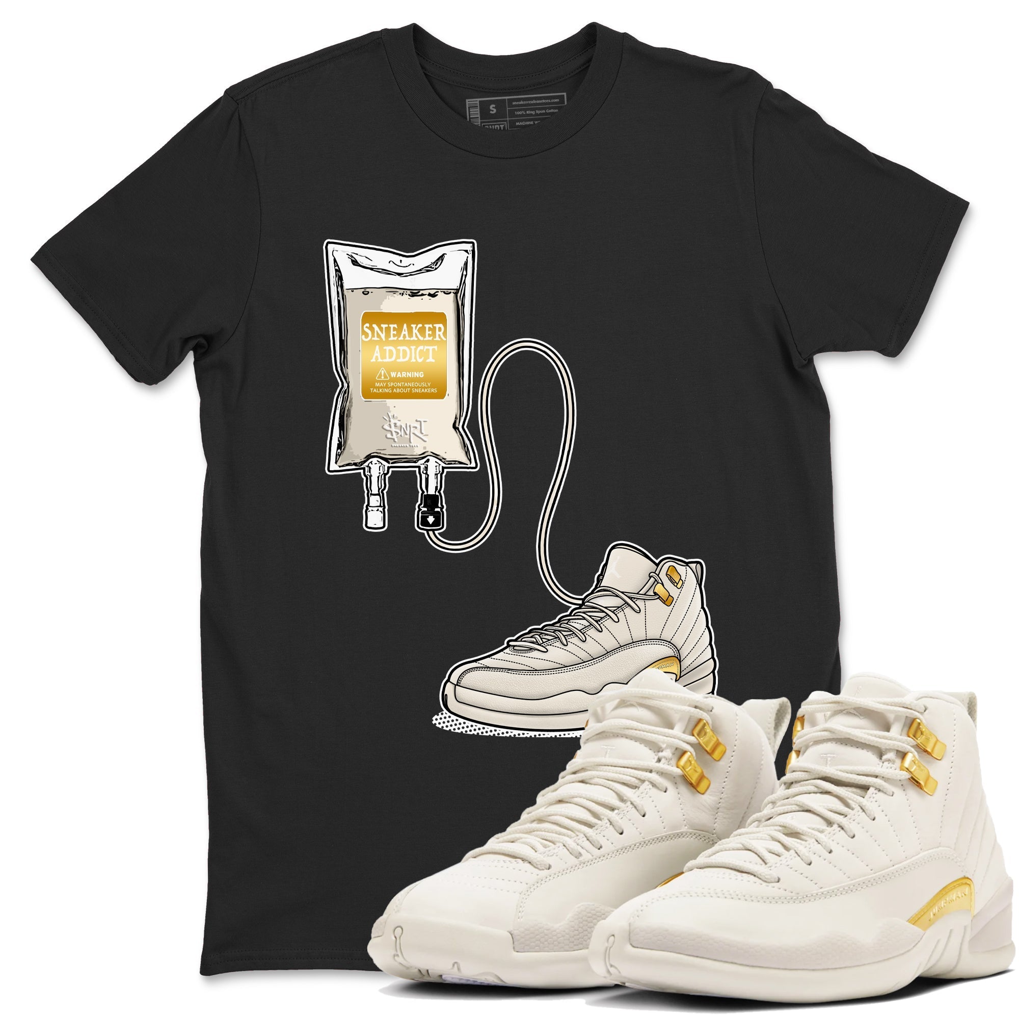 snkmatch Therapy snkmatch Tees - Air Jordan 12 Phantom