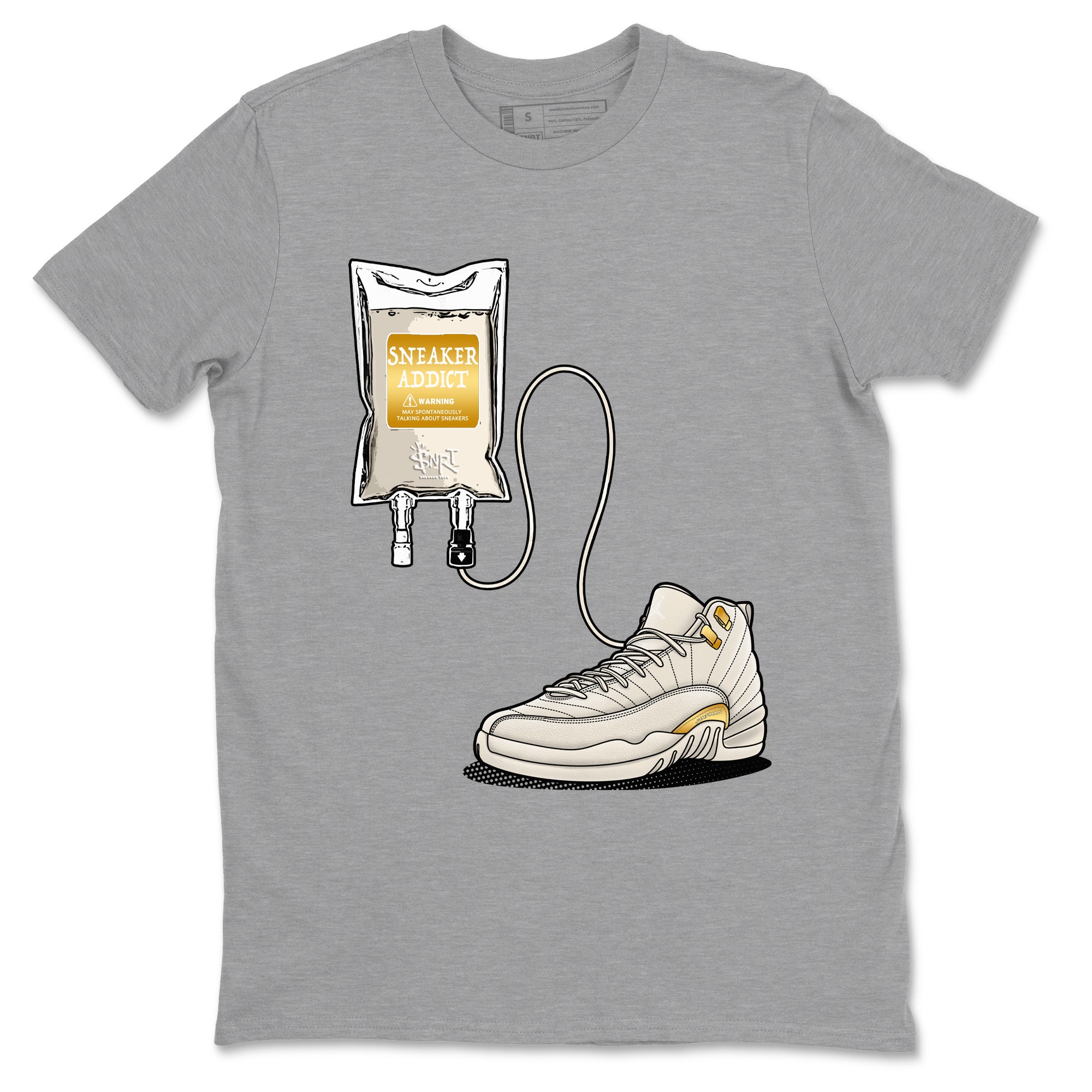 snkmatch Therapy snkmatch Tees - Air Jordan 12 Phantom