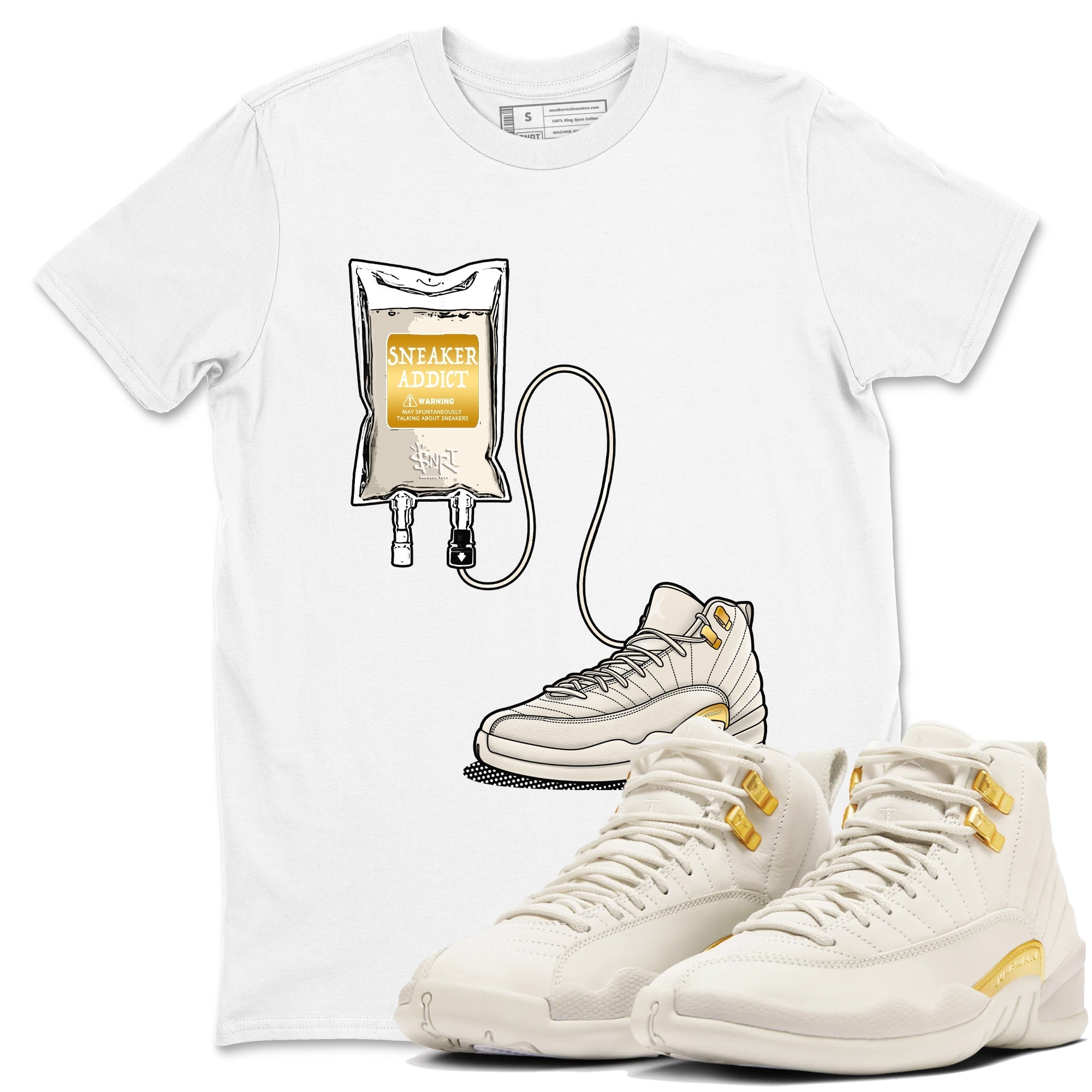 snkmatch Therapy snkmatch Tees - Air Jordan 12 Phantom
