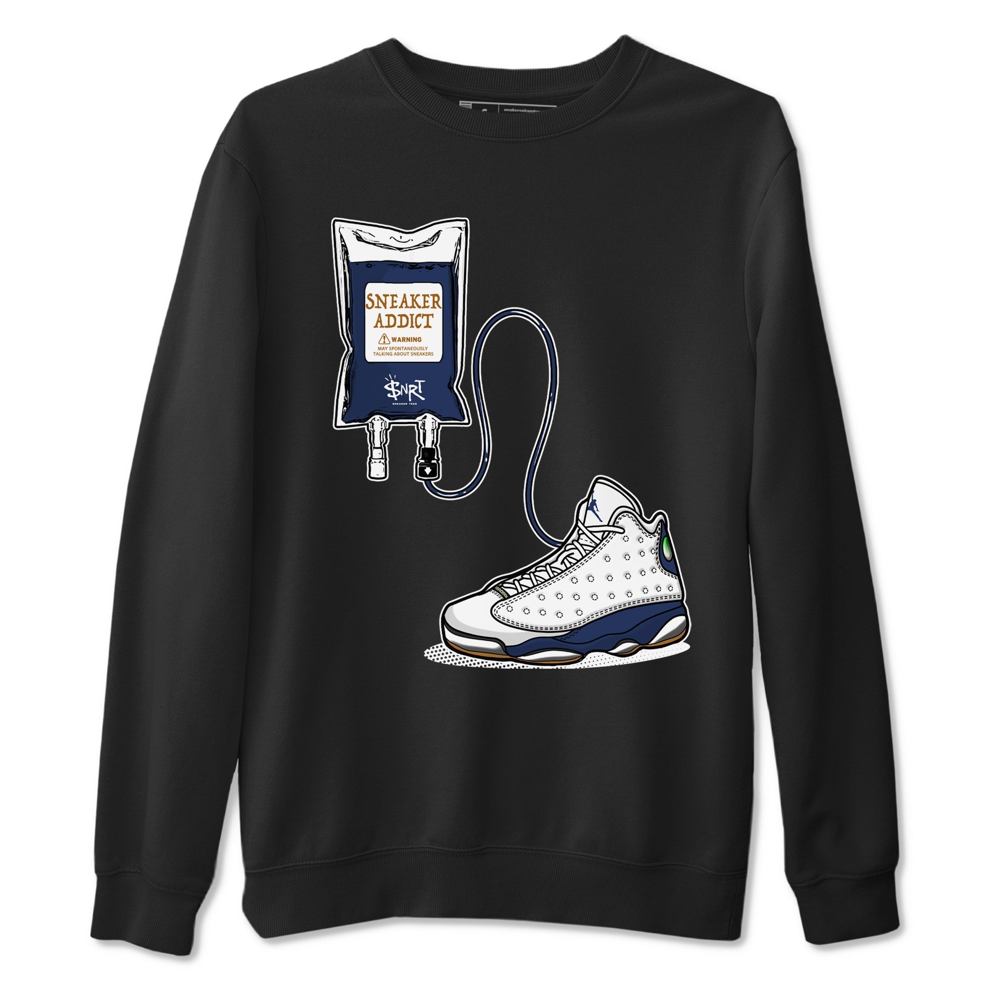 snkmatch Therapy snkmatch Tees - Air Jordan 13 Midnight Navy