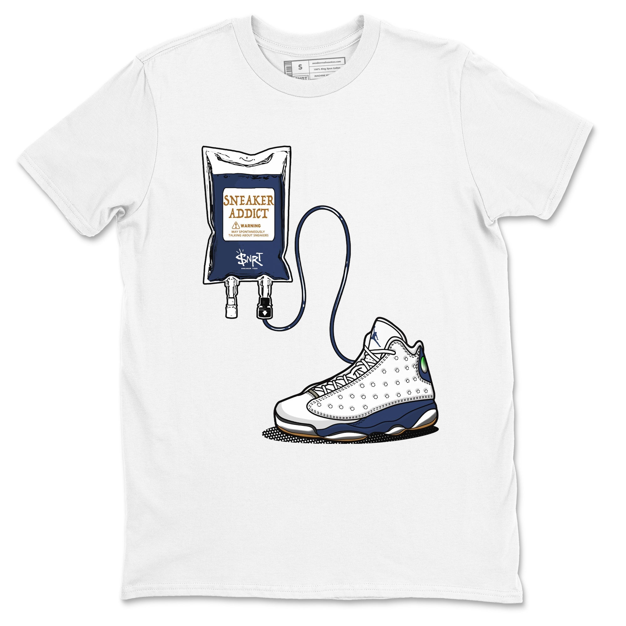snkmatch Therapy snkmatch Tees - Air Jordan 13 Midnight Navy