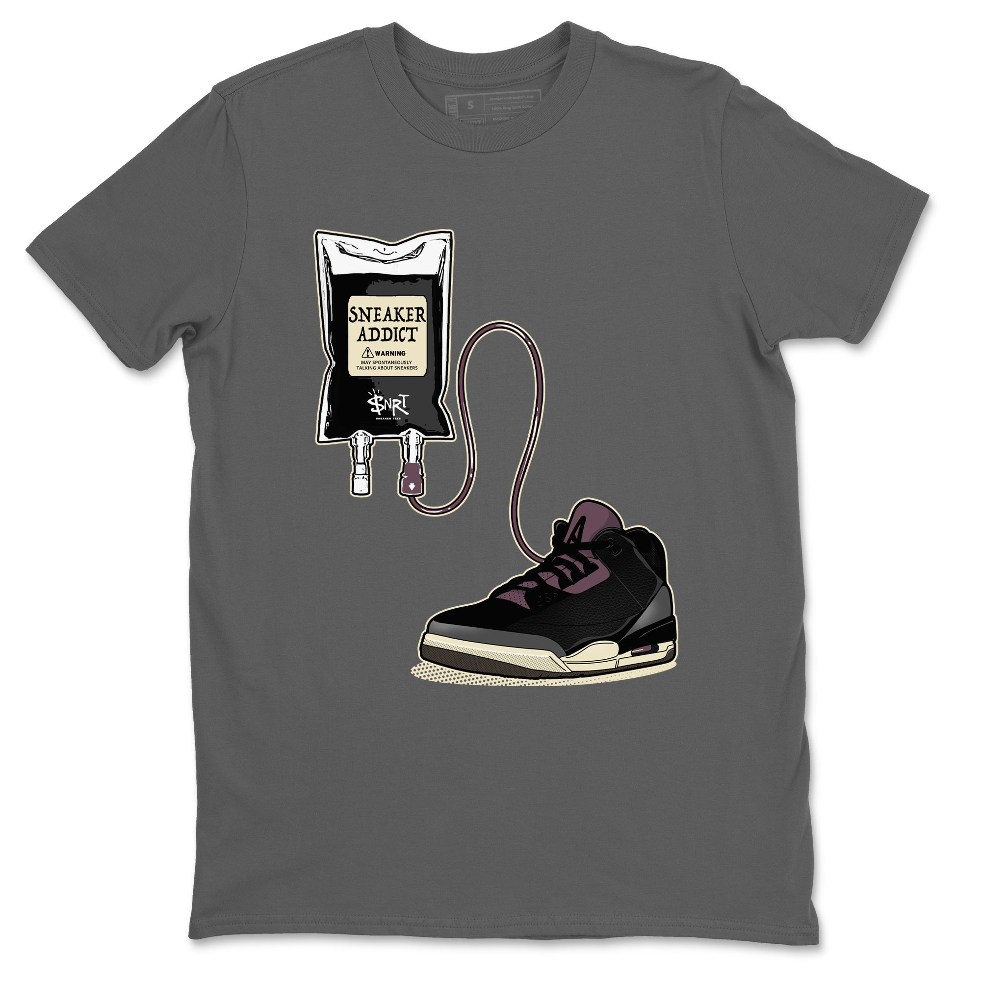 snkmatch Therapy snkmatch Tees - Air Jordan 3 A Ma Maniere x Black