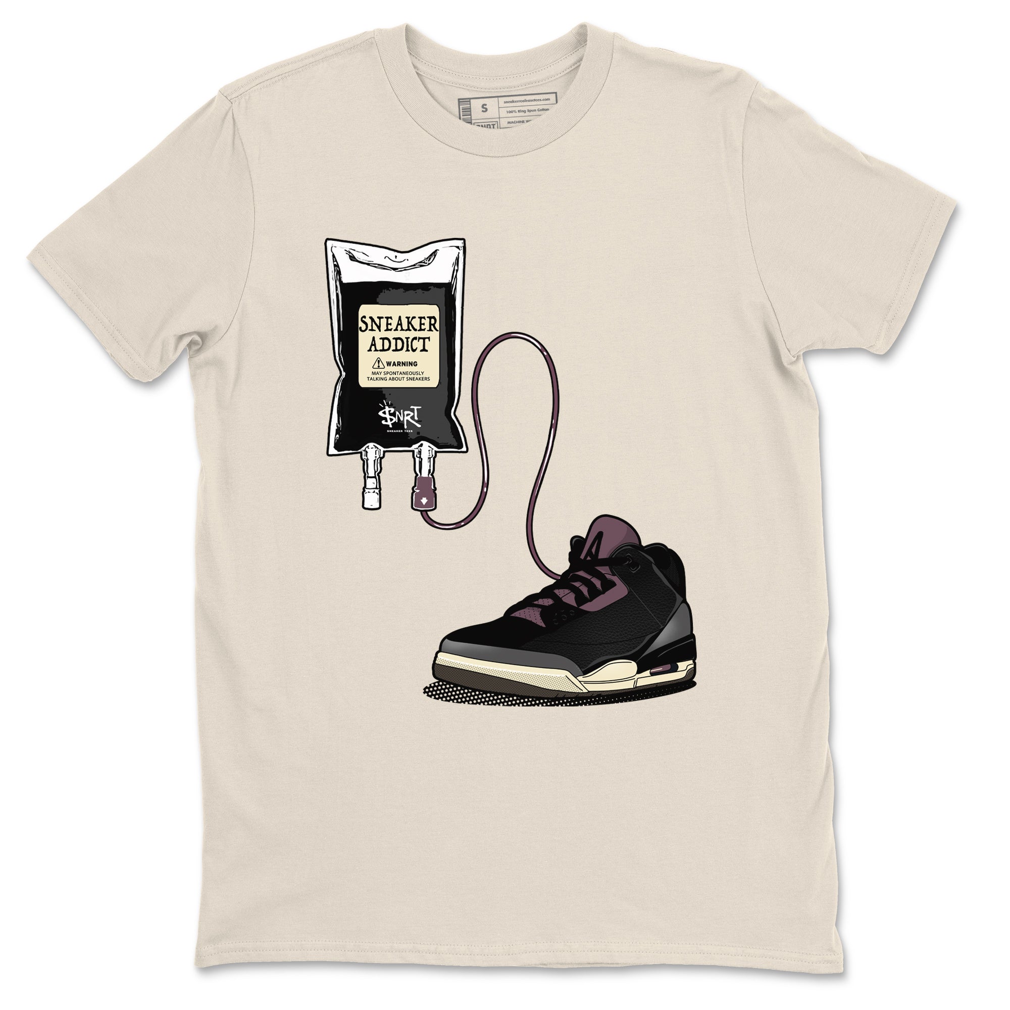 snkmatch Therapy snkmatch Tees - Air Jordan 3 A Ma Maniere x Black