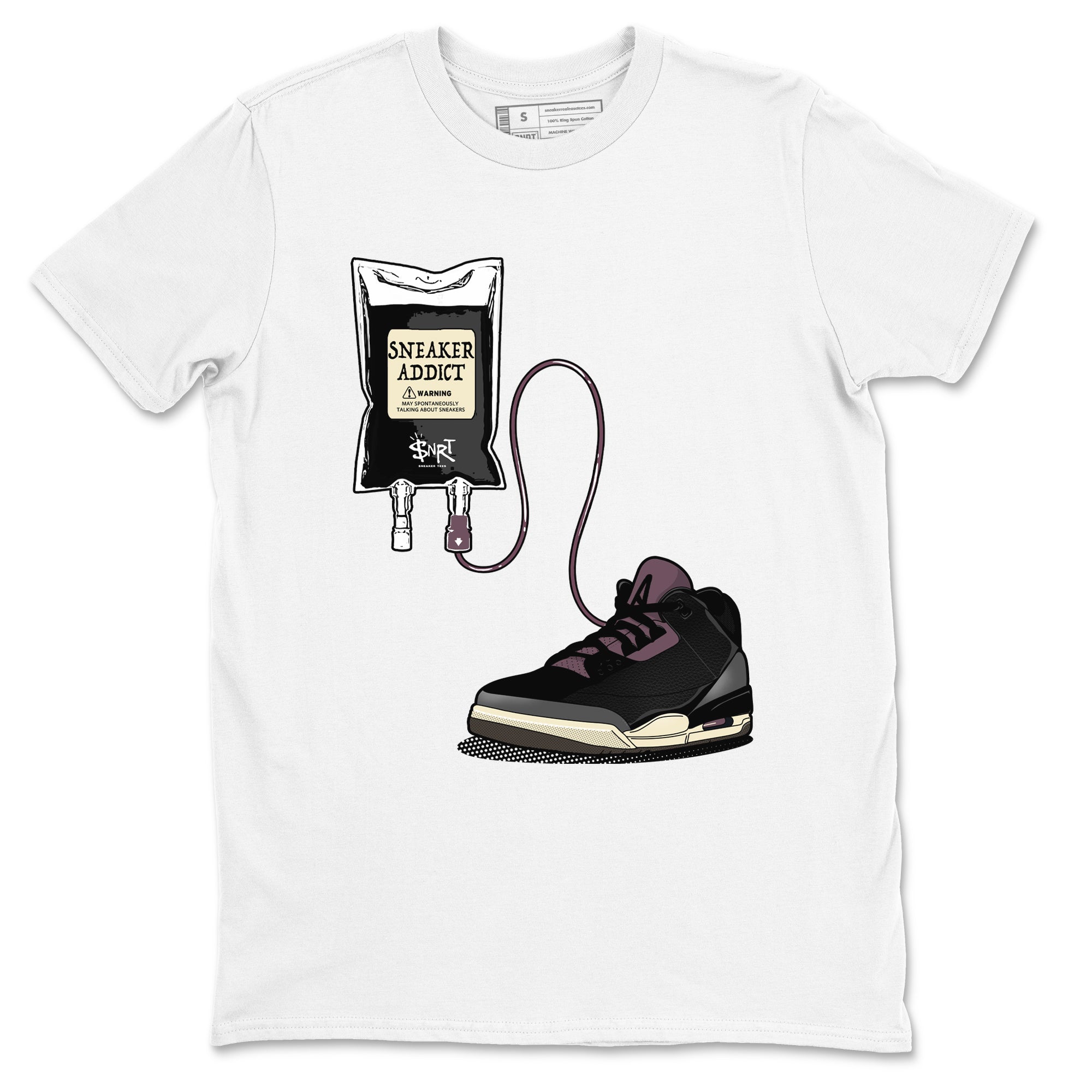 snkmatch Therapy snkmatch Tees - Air Jordan 3 A Ma Maniere x Black