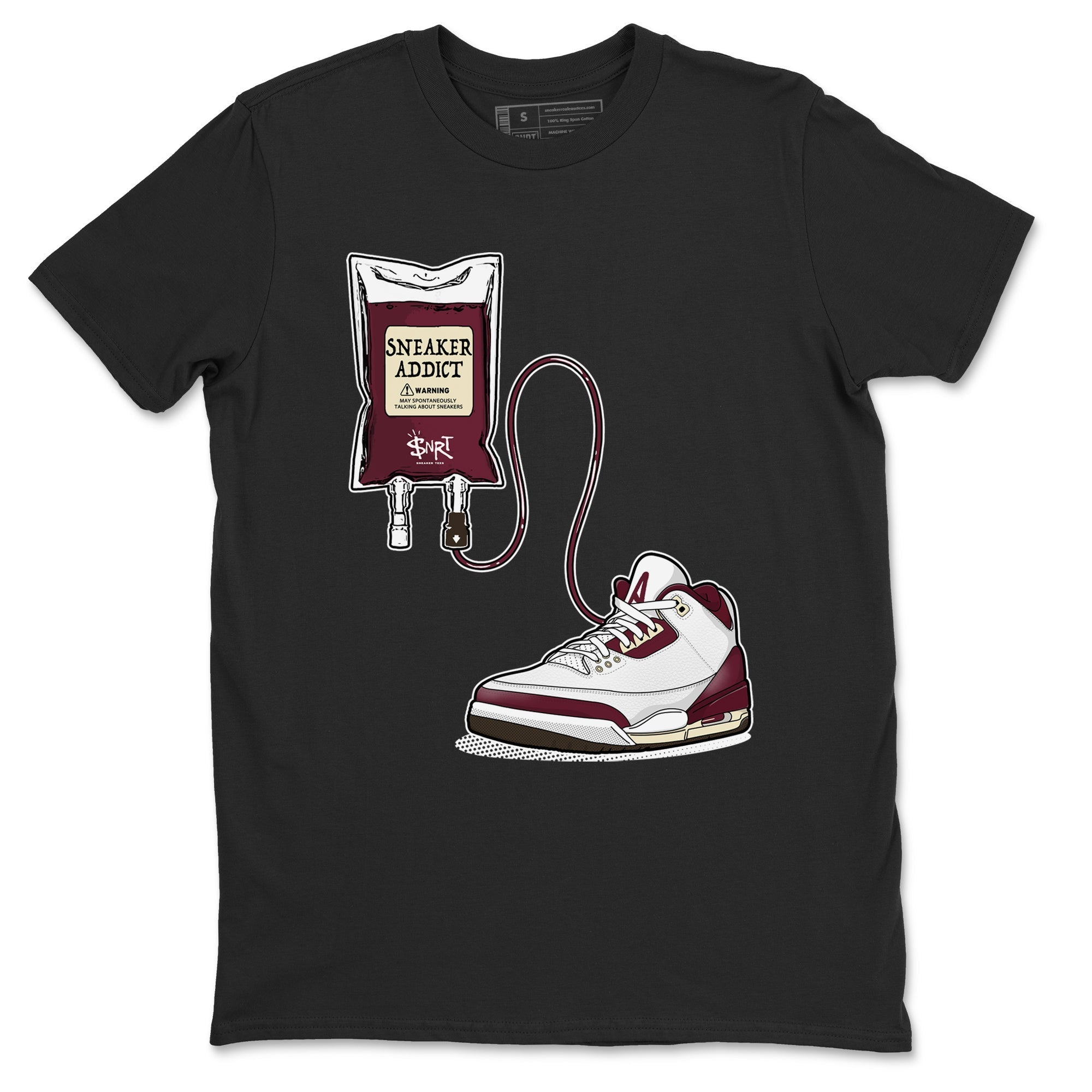 snkmatch Therapy snkmatch Tees - Air Jordan 3 A Ma Maniere x Burgundy Crush